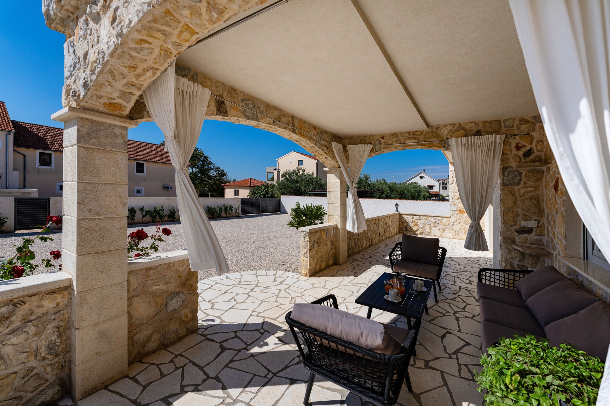 Holiday home Briscola-Terrasbalkon