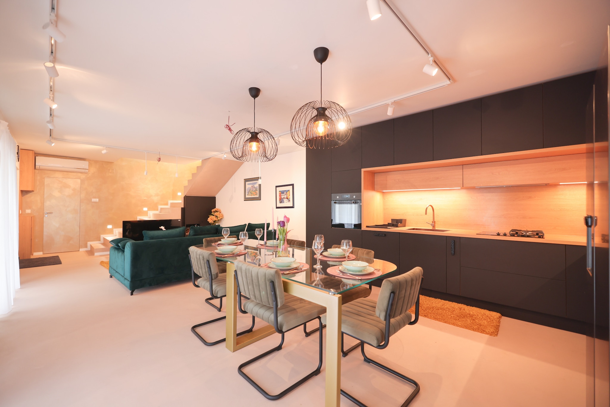 Villa Sokol with private pool-Eetkamer