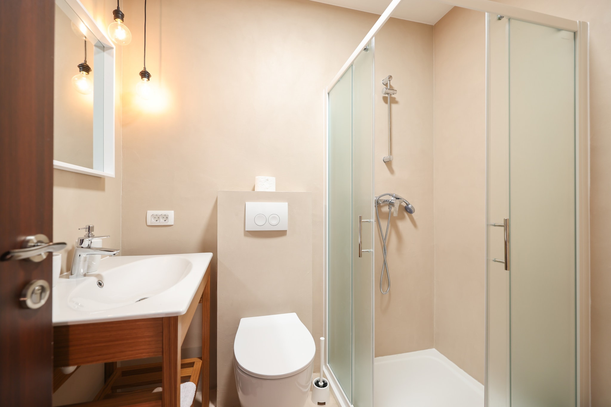 Villa Sokol with private pool-Badkamer