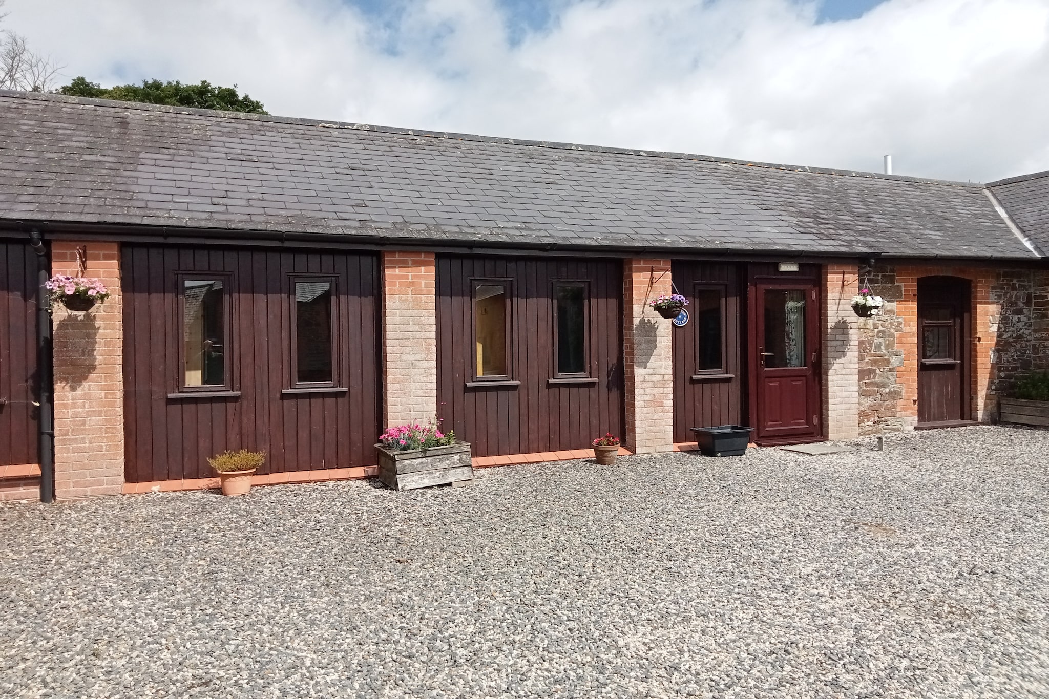 Halcyon Cottage, Stowford - Buitenkant zomer