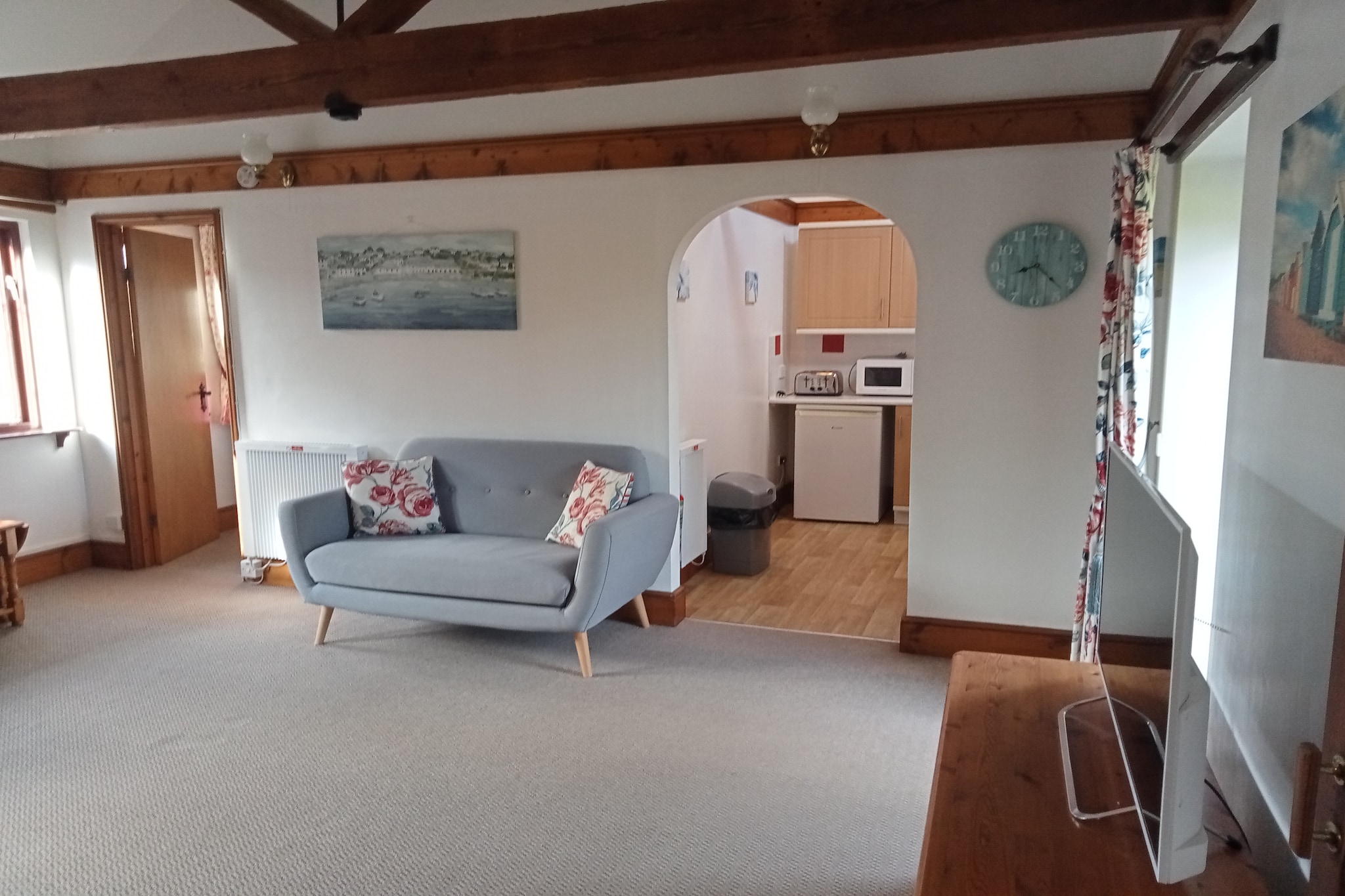 Halcyon Cottage, Stowford - Woonkamer