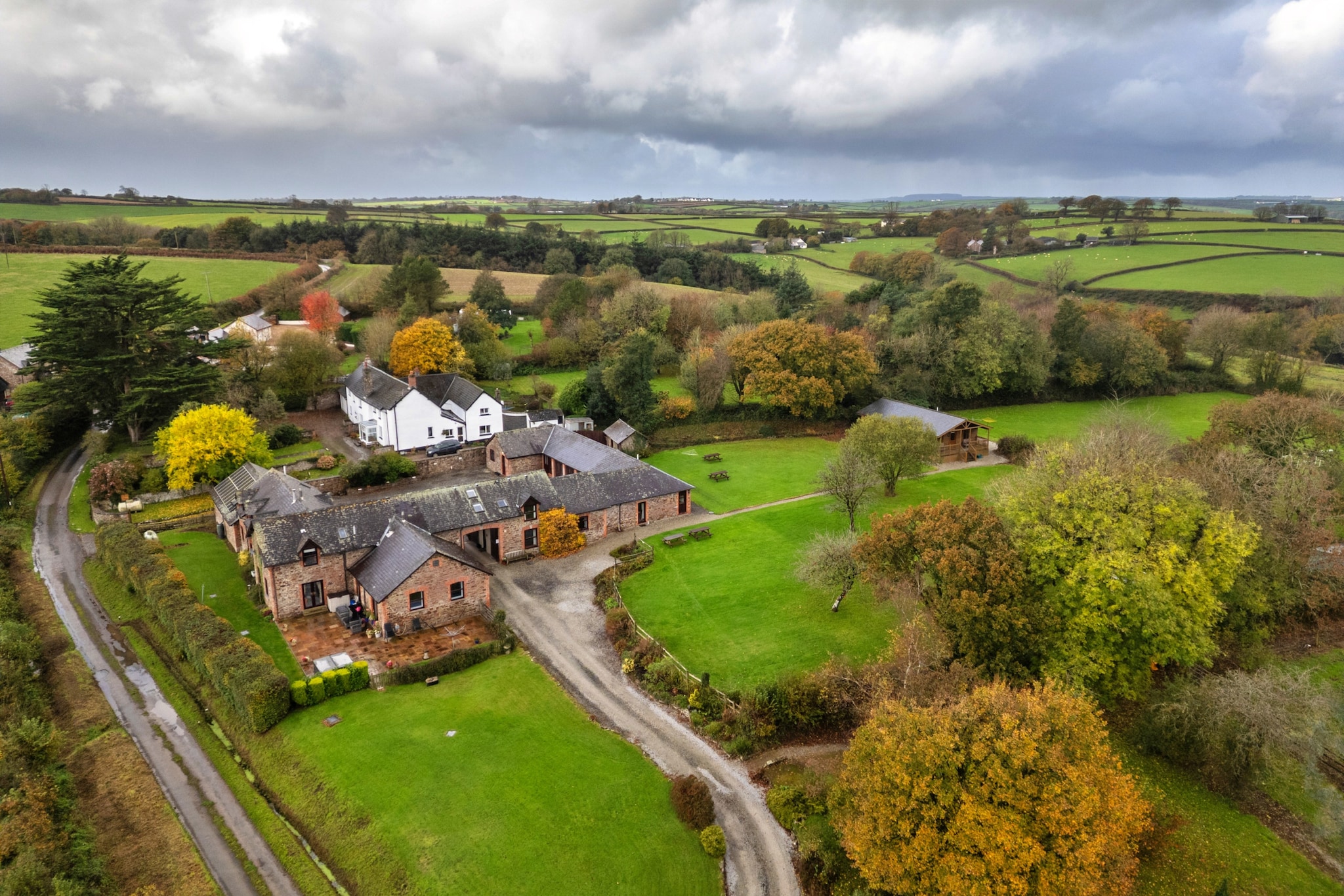 Warren Cottage, Stowford - Gebieden zomer 1km
