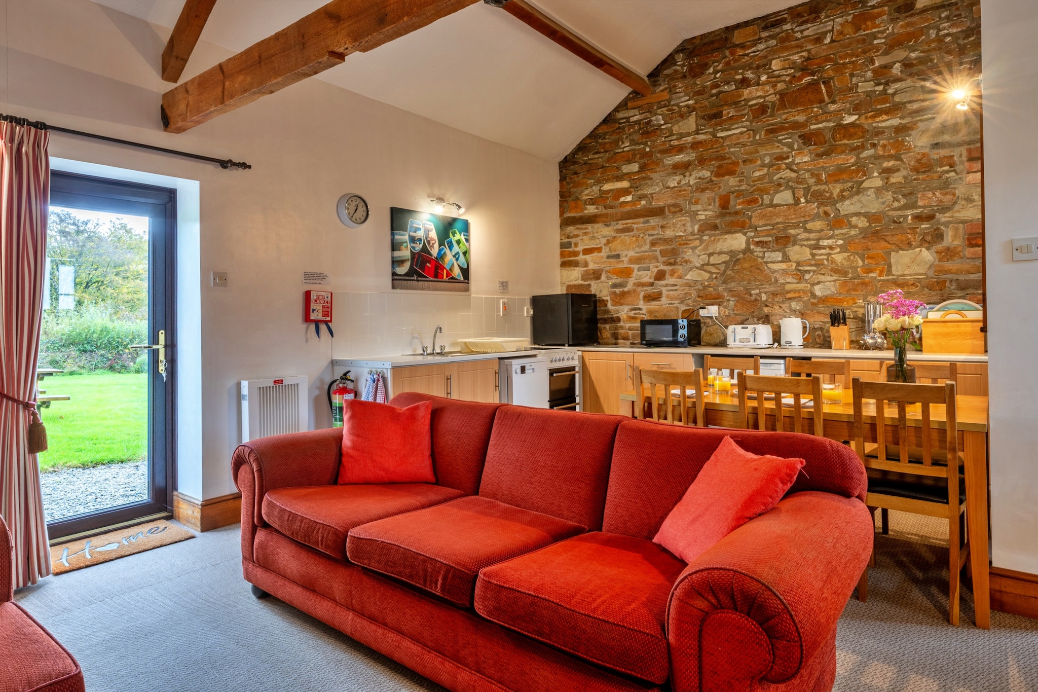 Warren Cottage, Stowford - Woonkamer