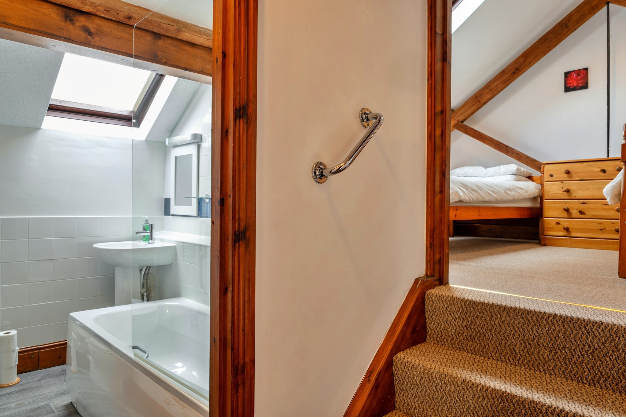 Old Nog Cottage, Stowford - Badkamer