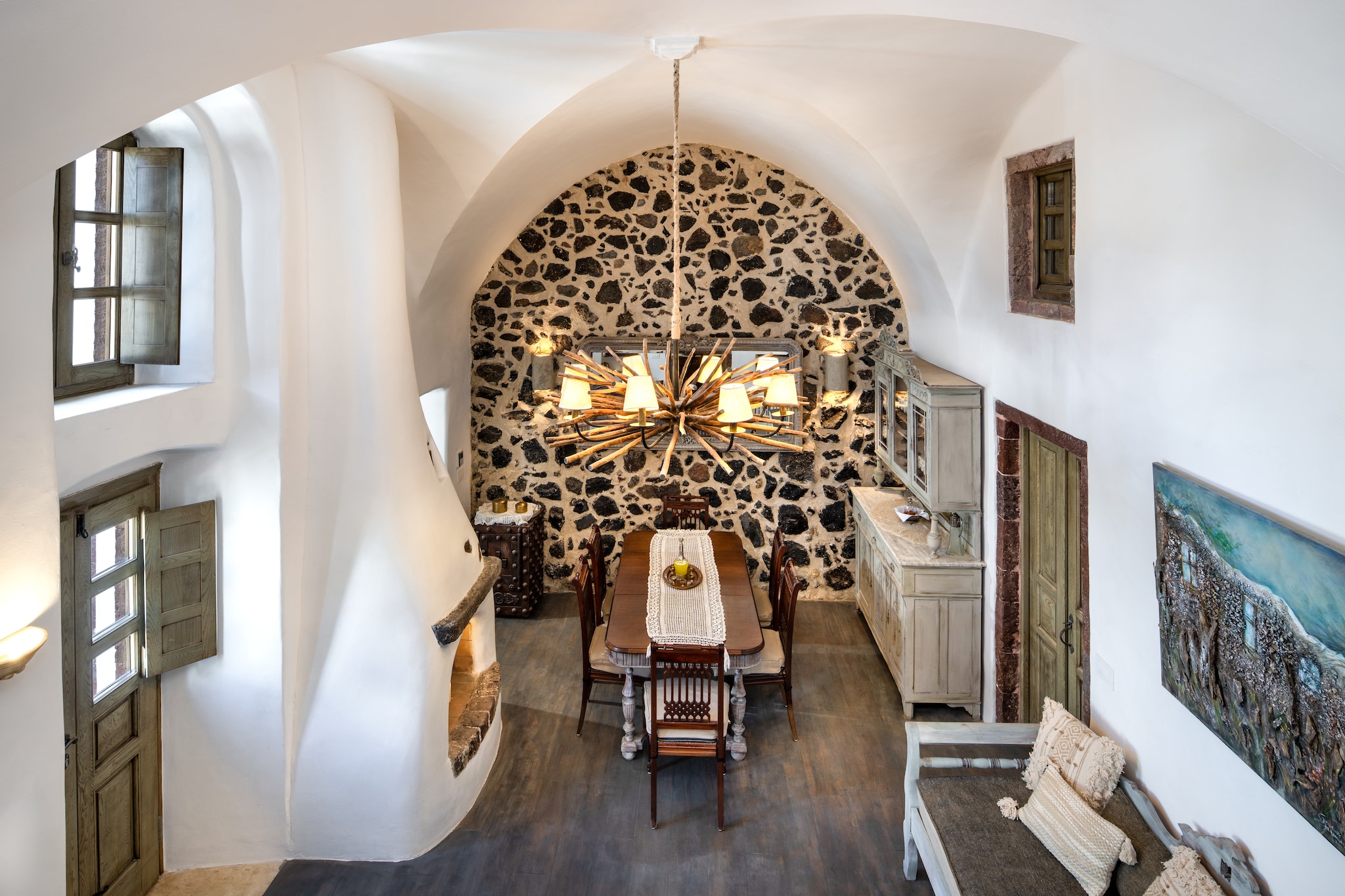 Villa Santa Croce-Eetkamer