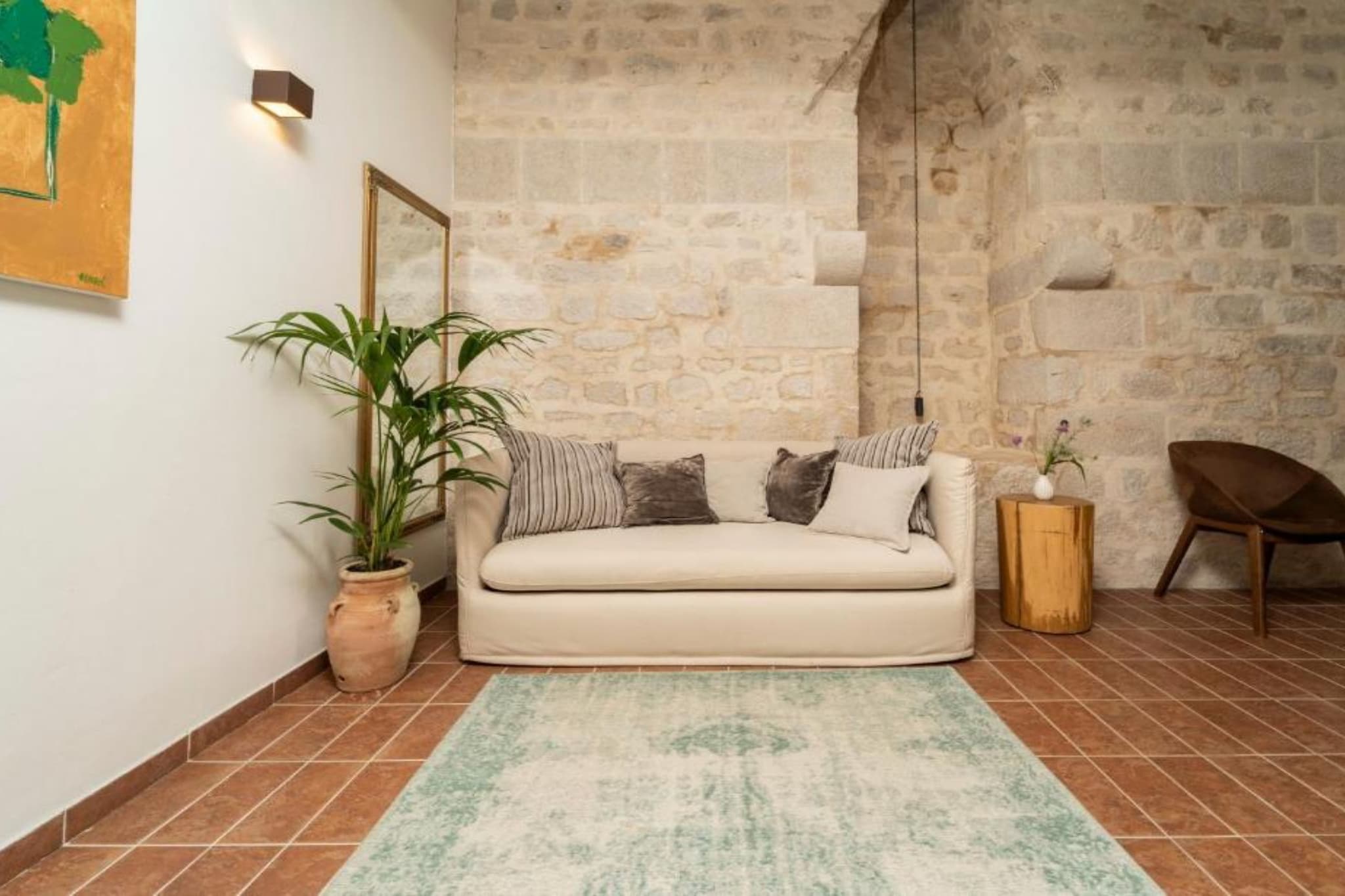 Double Room 10-Woonkamer