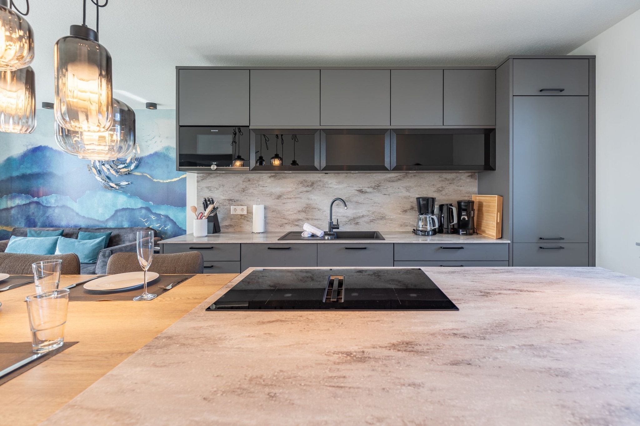 Deichblick de Luxe auf Nordstrand-Keuken