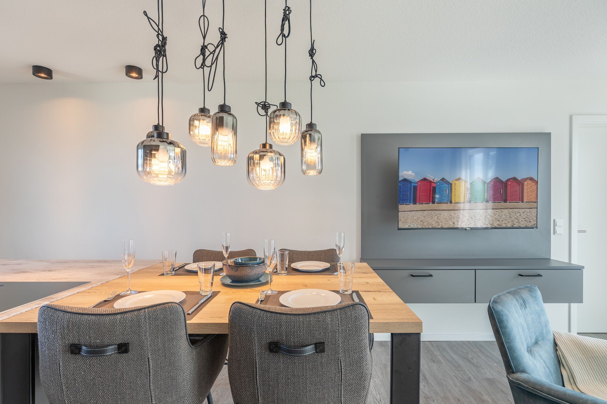 Deichblick de Luxe auf Nordstrand-Eetkamer