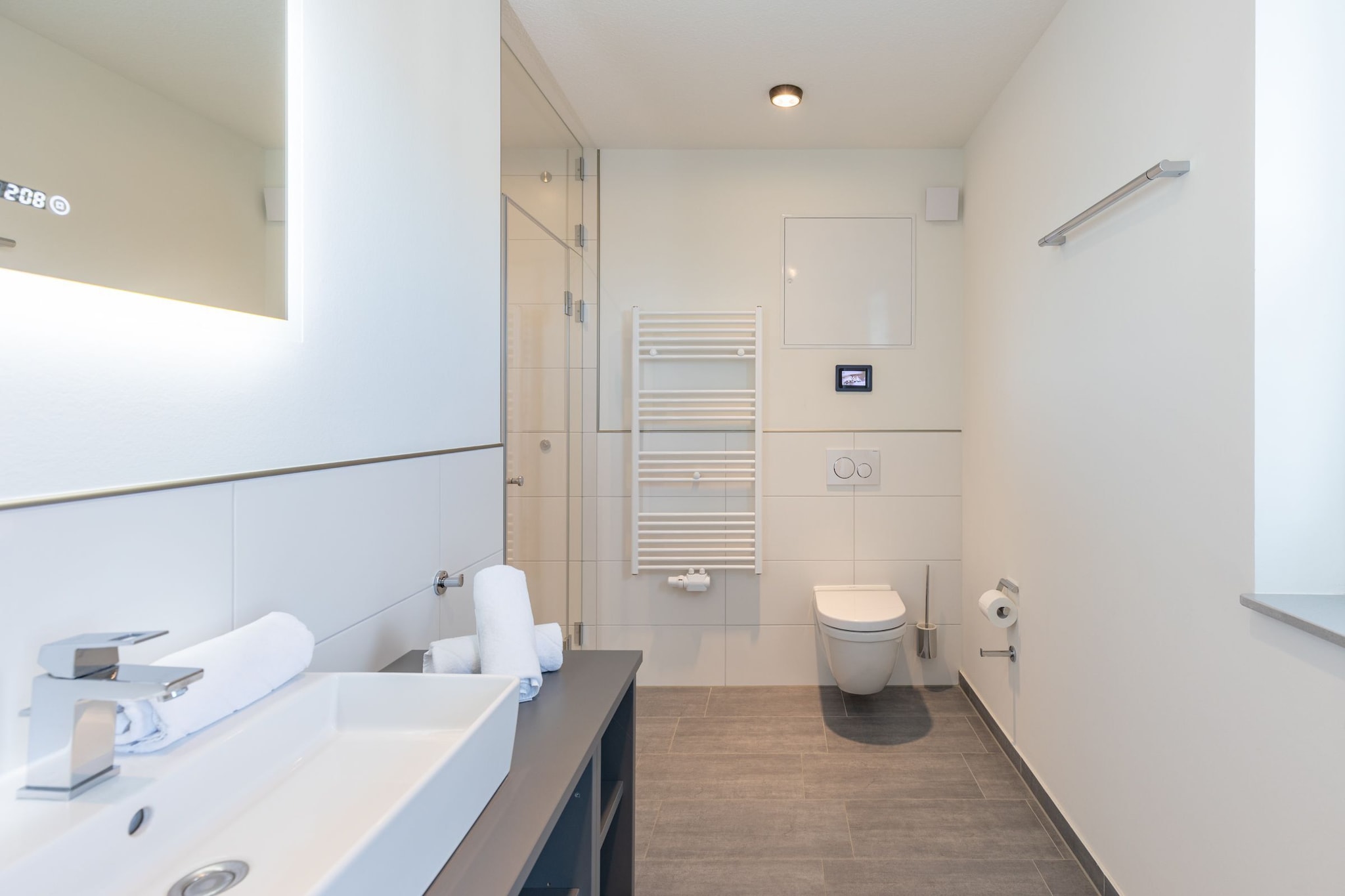 Deichblick de Luxe auf Nordstrand-Badkamer