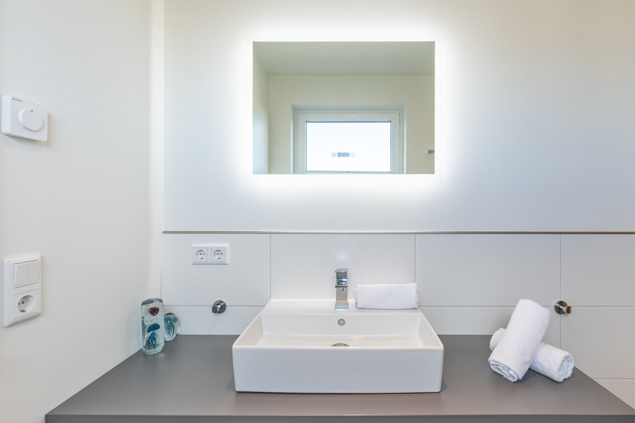 Deichblick de Luxe auf Nordstrand-Badkamer