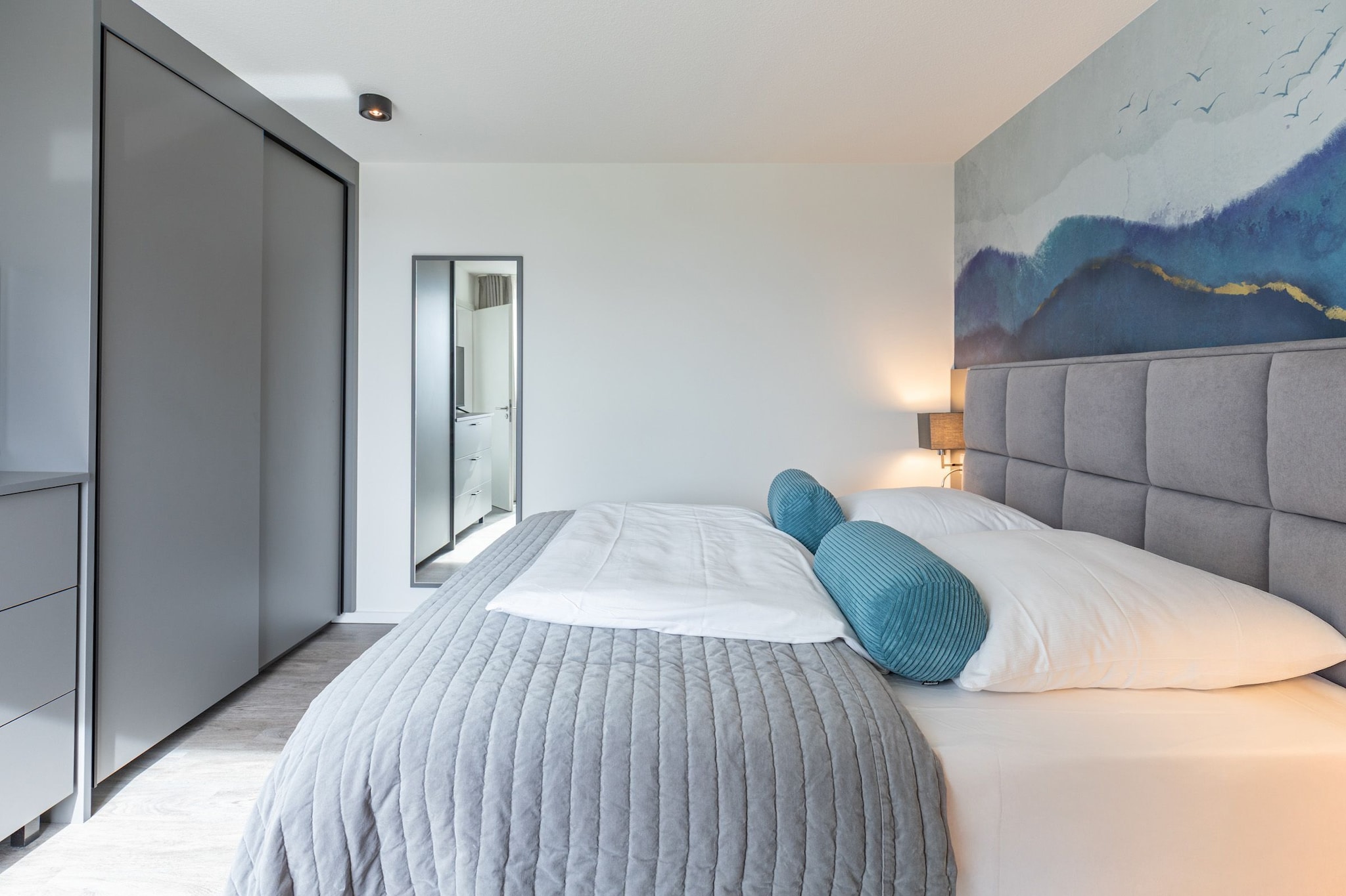 Deichblick de Luxe auf Nordstrand-Slaapkamer