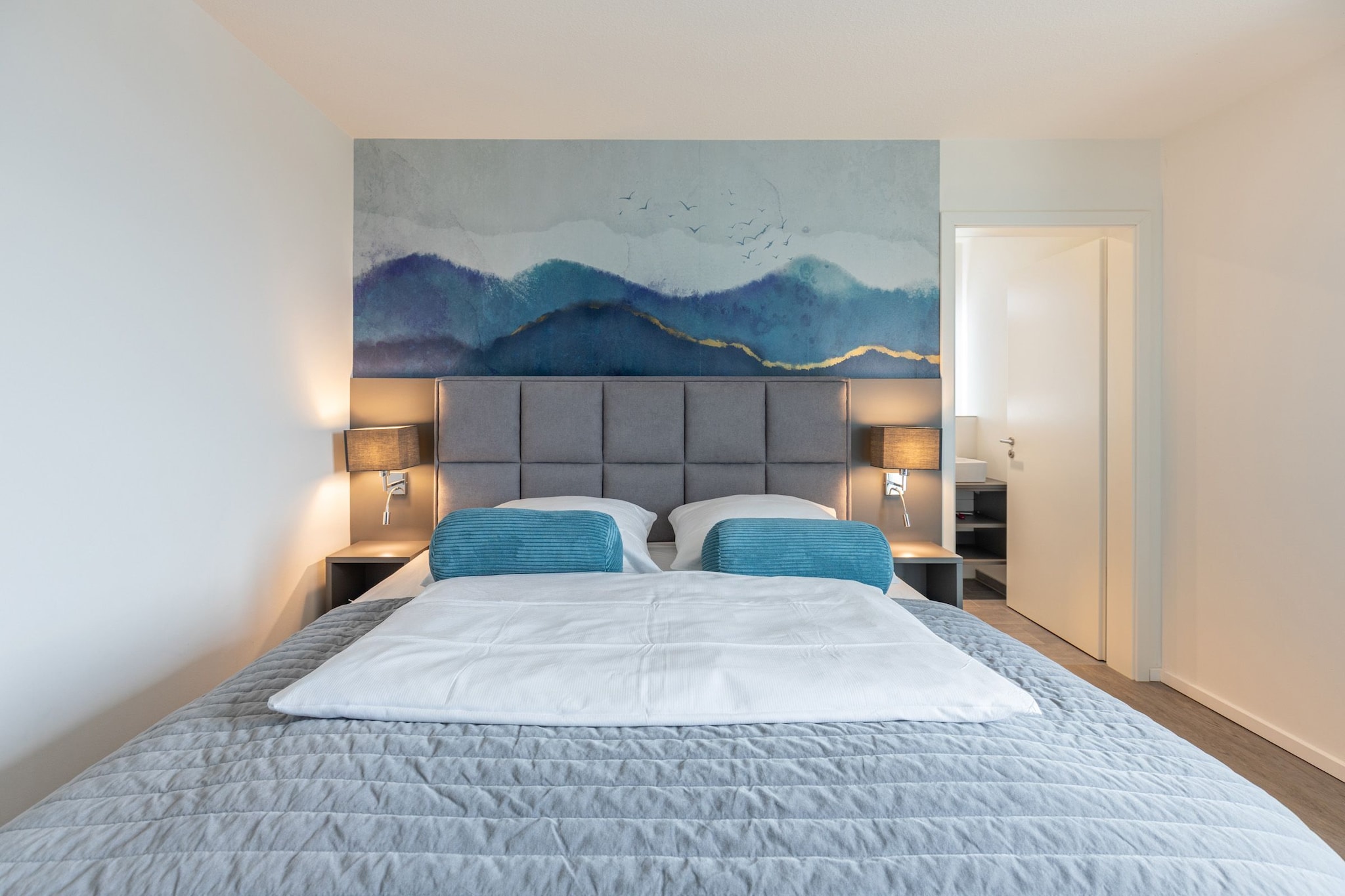 Deichblick de Luxe auf Nordstrand-Slaapkamer