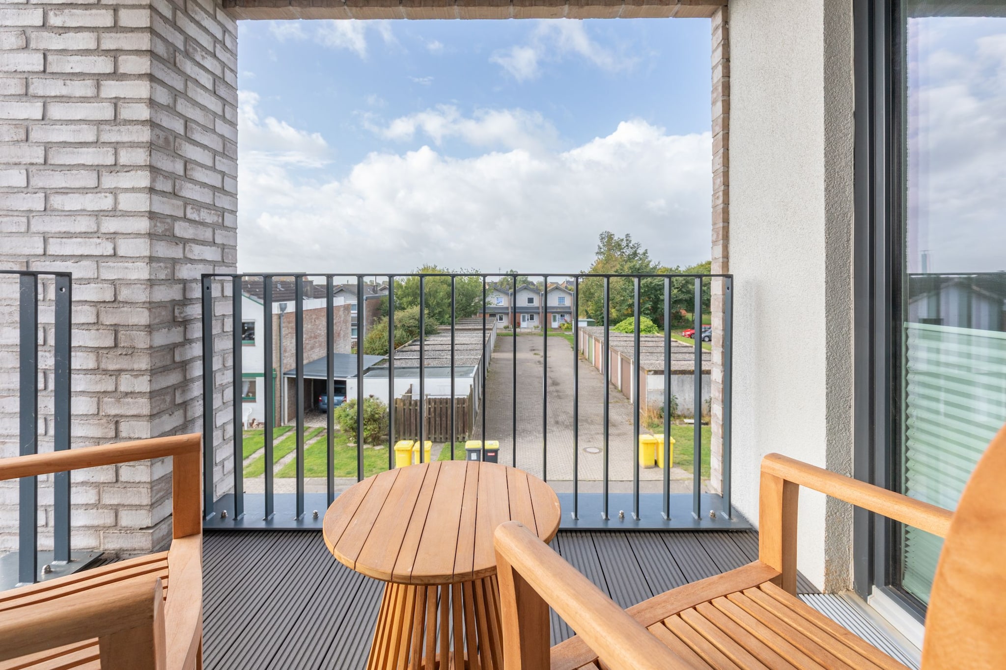 Hallighafen de Luxe auf Nordstrand-Terrasse / balcon