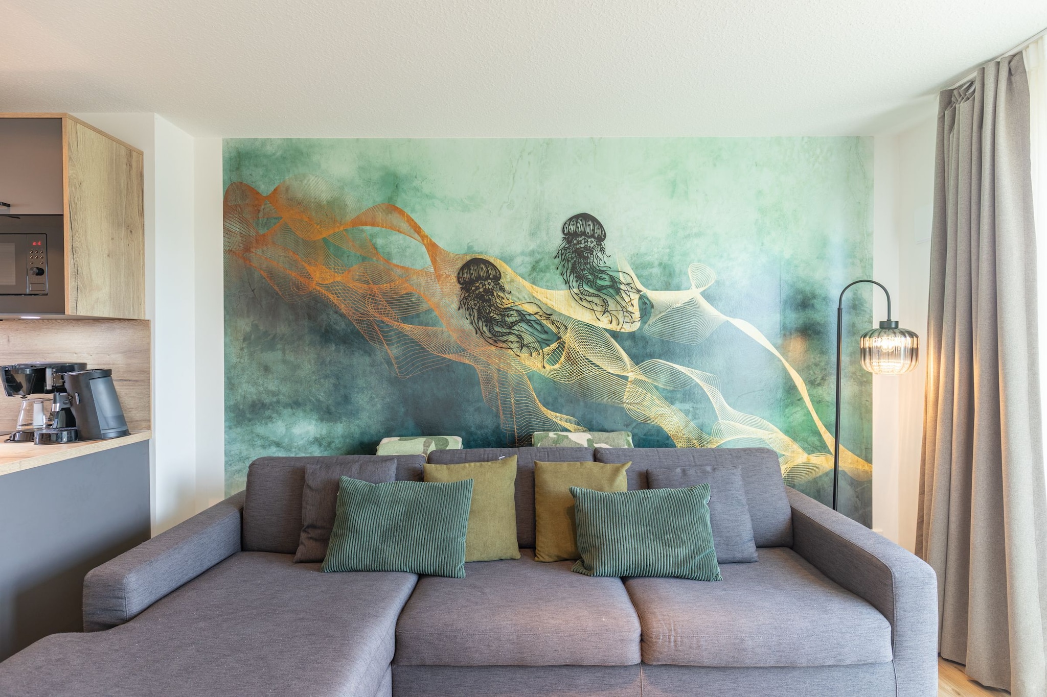 Halligwelt de Luxe auf Nordstrand-Woonkamer