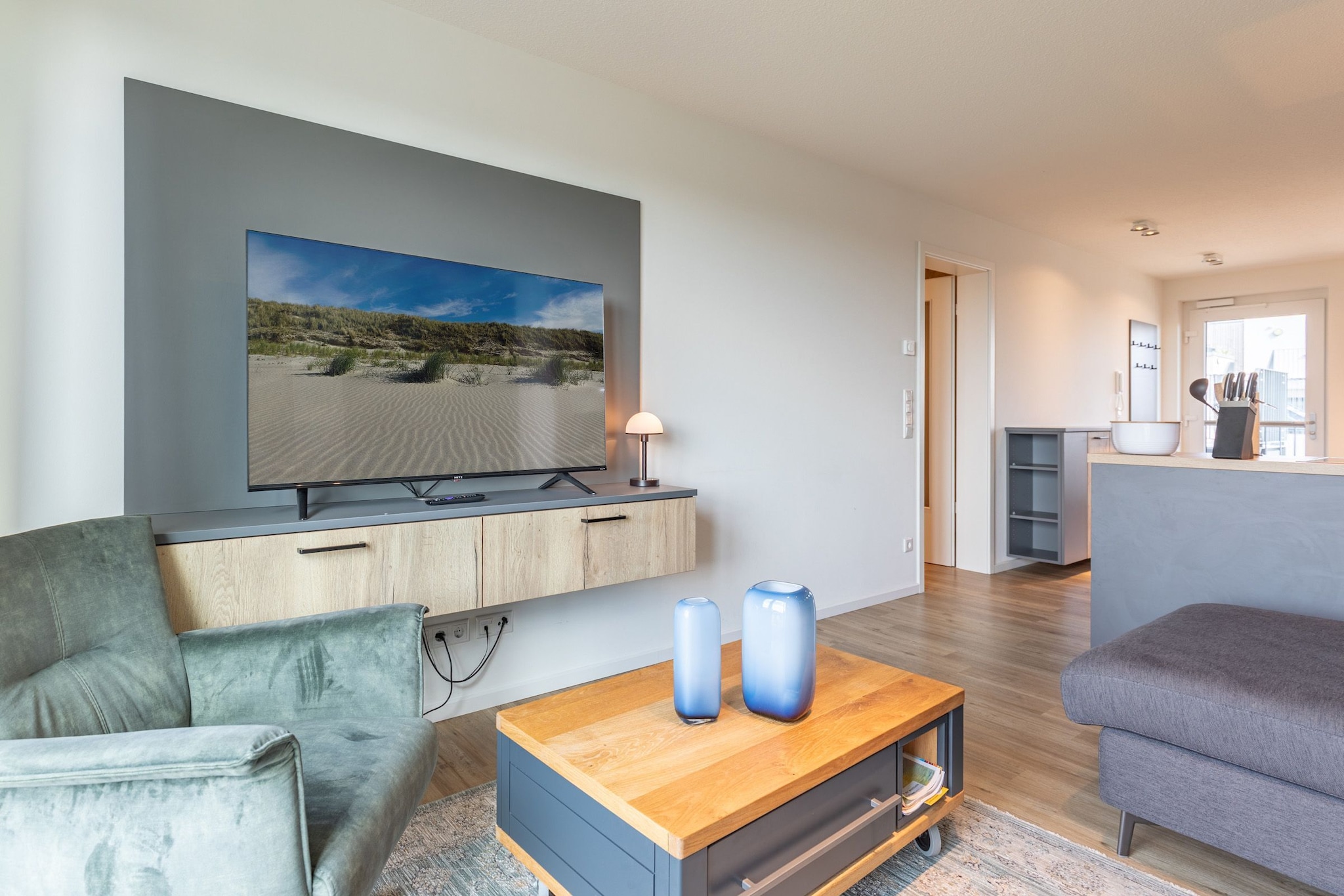 Halligwelt de Luxe auf Nordstrand-Woonkamer