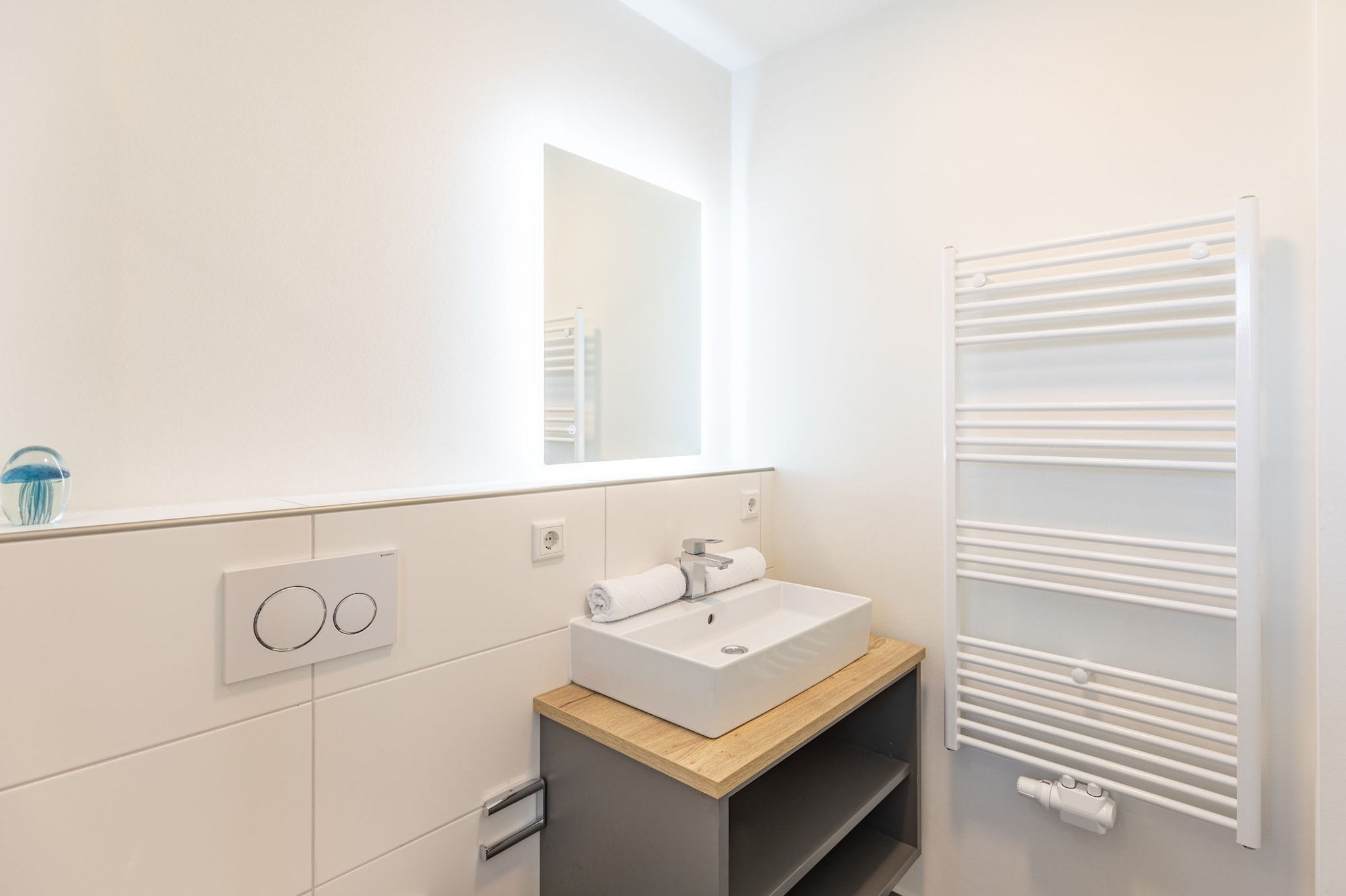 Halligwelt de Luxe auf Nordstrand-Badkamer