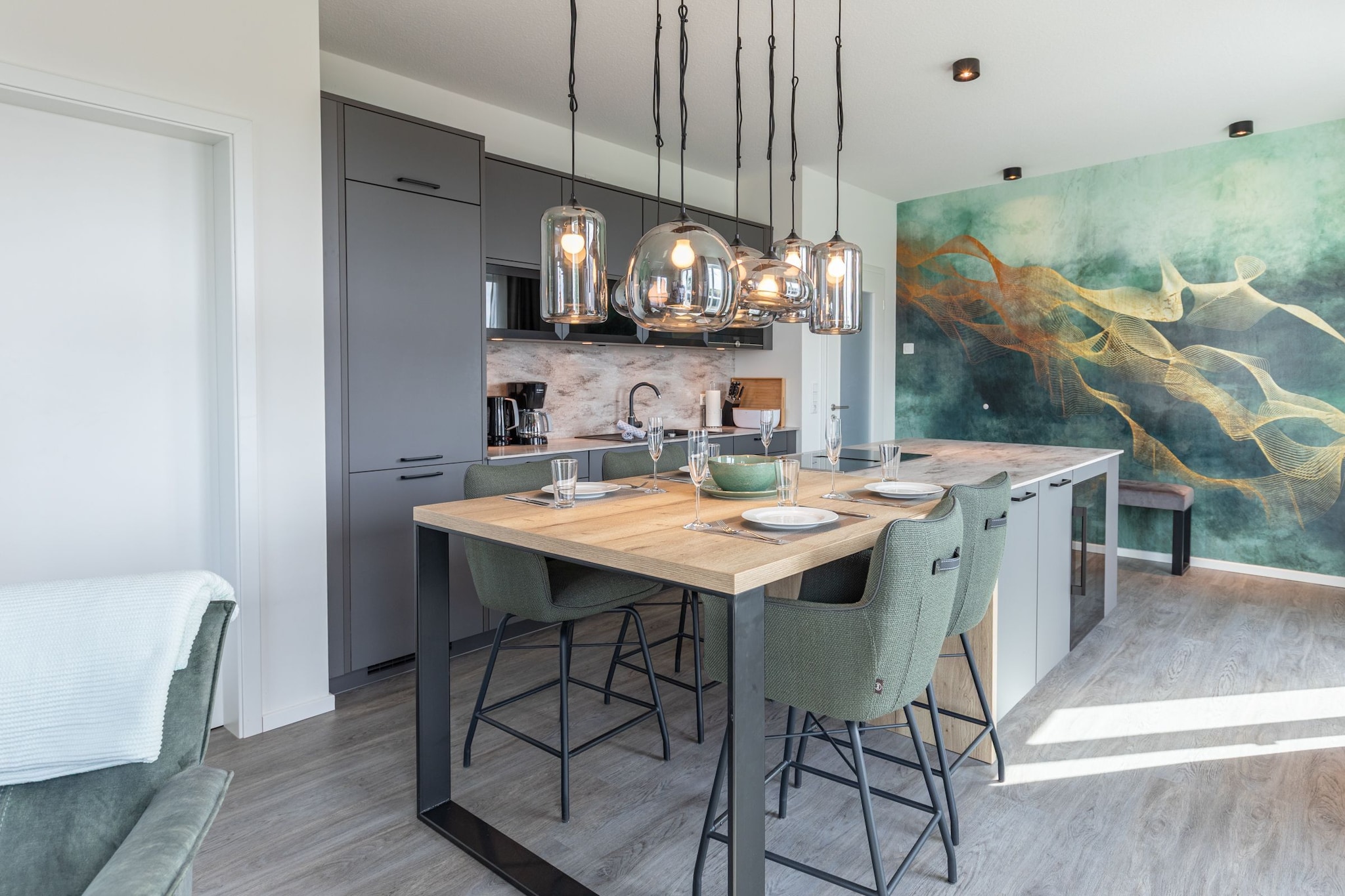 Penthouse de Luxe auf Nordstrand-Eetkamer