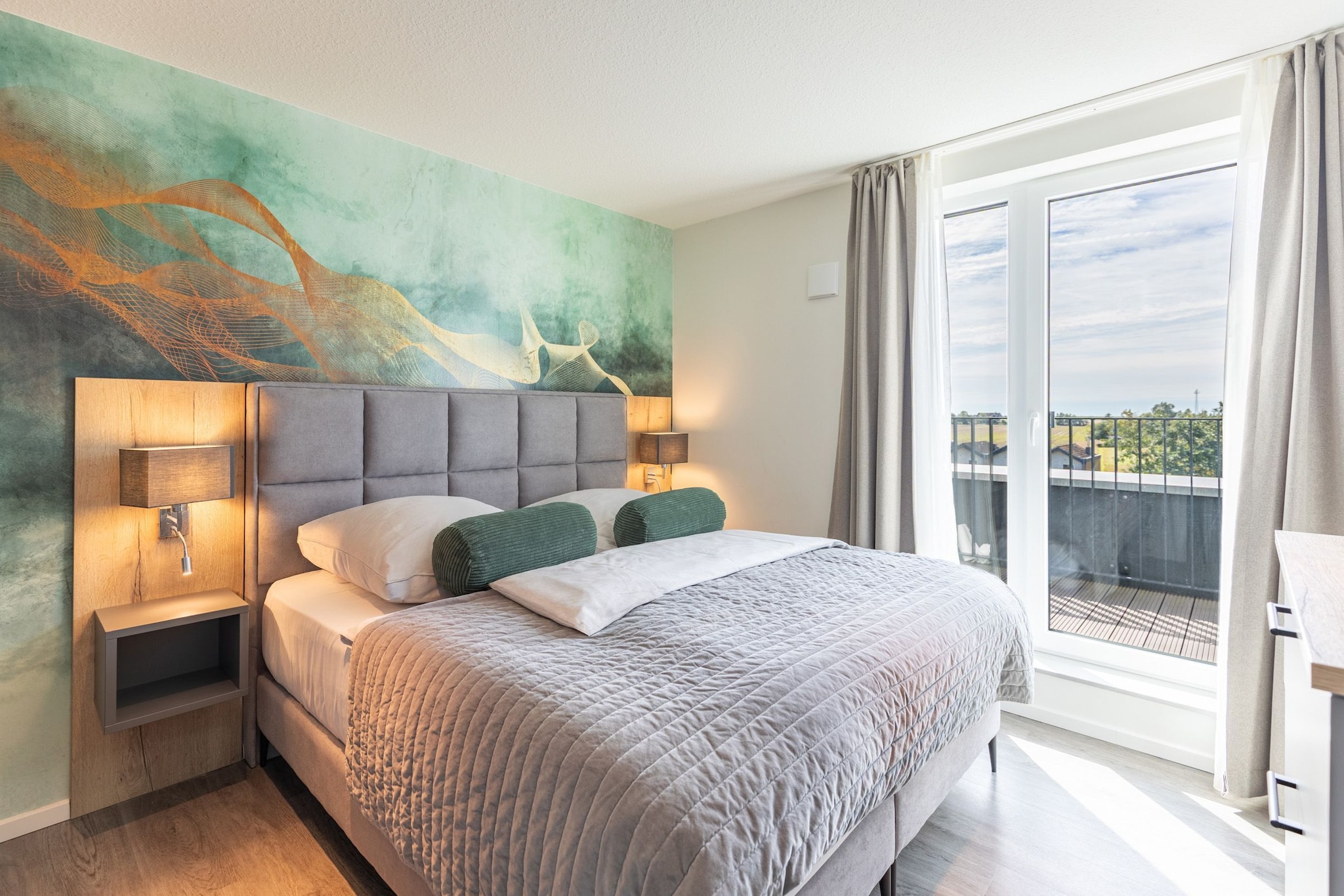 Penthouse de Luxe auf Nordstrand-Slaapkamer