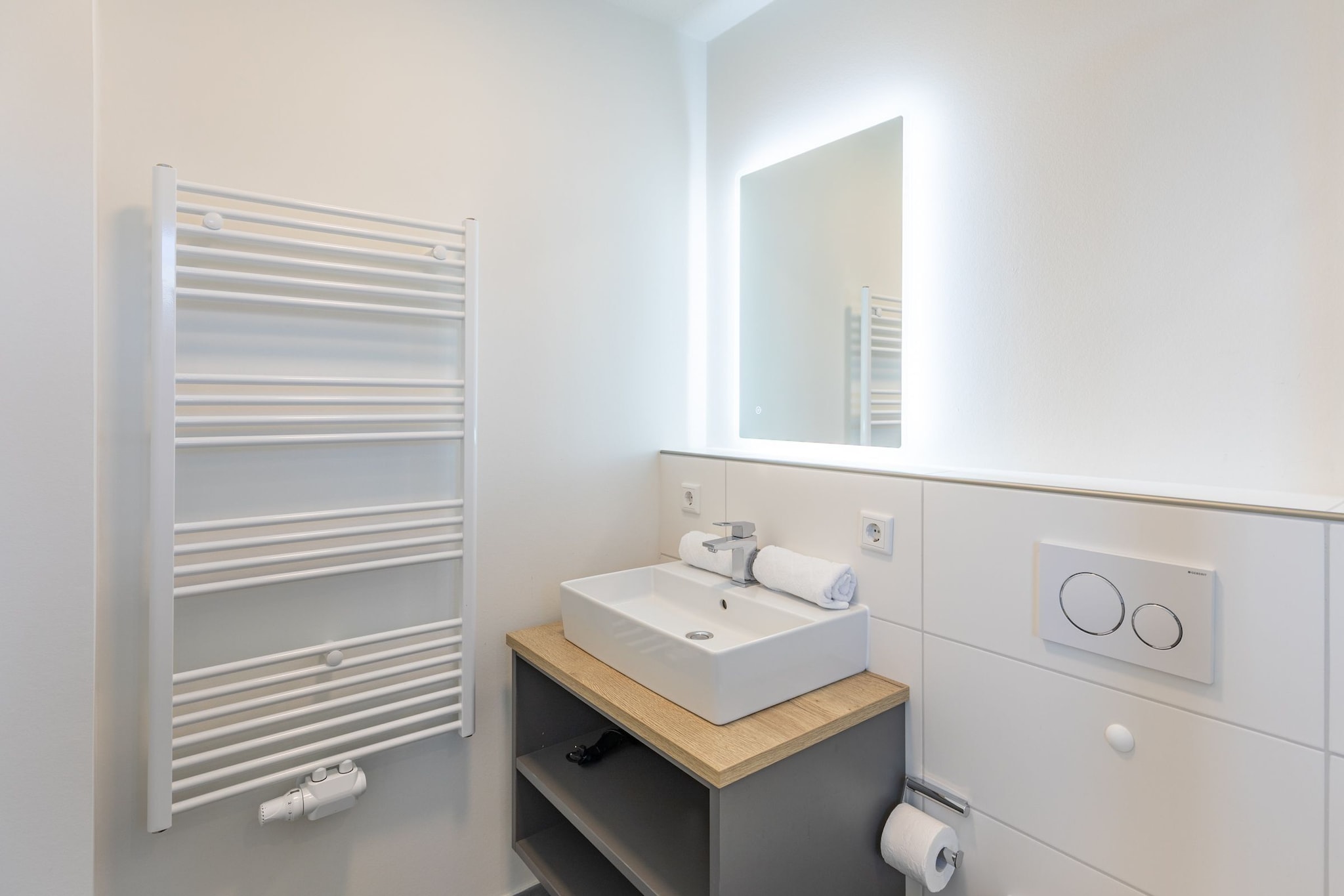 Sandbank de Luxe 7 auf Nordstrand-Bathroom