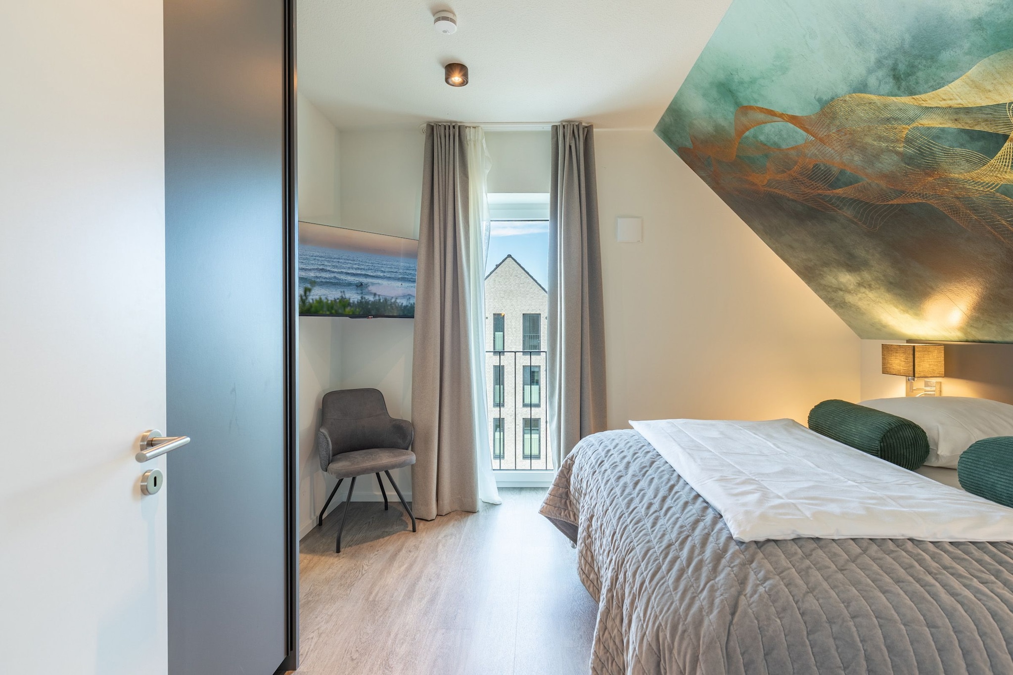 Wattblick de Luxe auf Nordstrand-Slaapkamer