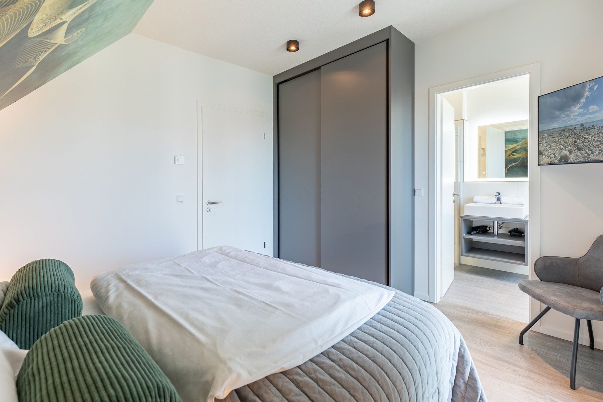 Wattblick de Luxe auf Nordstrand-Slaapkamer