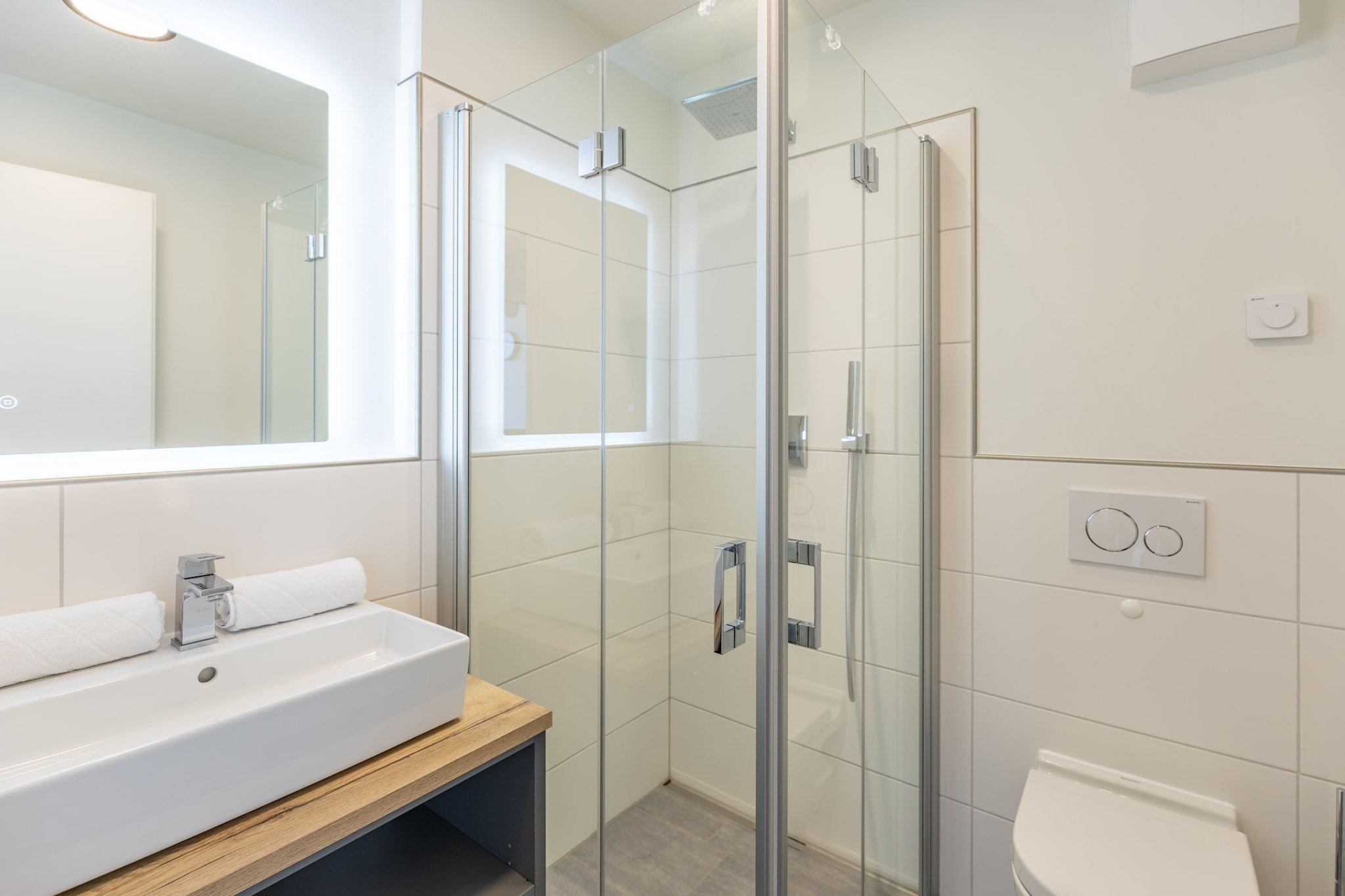 Wattsegler de Luxe auf Nordstrand-Badkamer