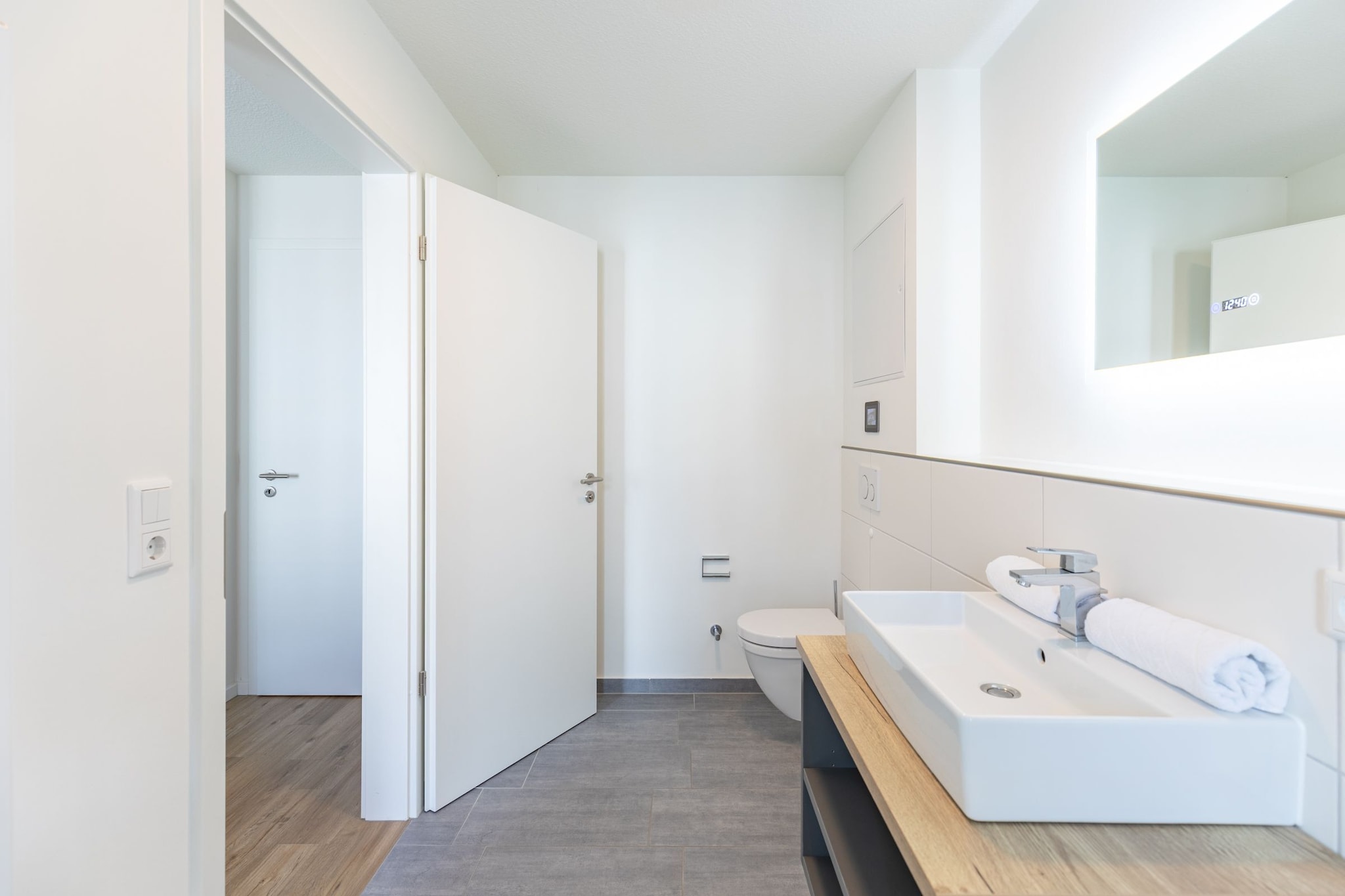 Wattsegler de Luxe auf Nordstrand-Badkamer