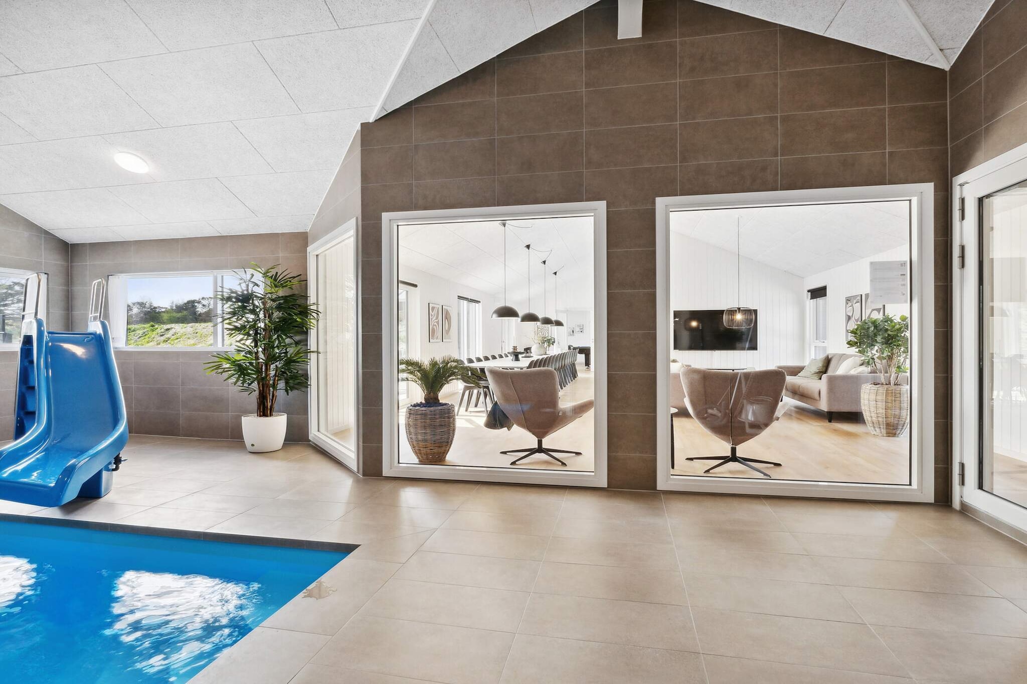 5 Sterne Ferienhaus in Idestrup-Schwimmbad
