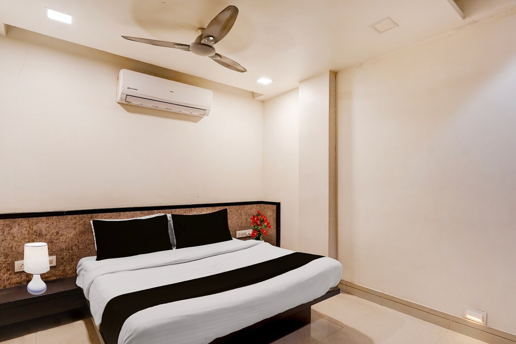 Enjoy a comfortable and hassle-free experience at our thoughtfully designed property. Each room is equipped with modern amenities, cozy bedding, and elegant decor to make you feel right at home. Located conveniently with easy access to public transport and major attractions, it's perfect for both business and leisure travelers. Cleanliness and guest comfort are our top priorities, and our team is available 24/7 to assist you throughout your stay.
Unmarried couples are warmly welcome at this property.
Guests with local ID proof are warmly welcome.
Foreign guests are welcome and allowed to stay at this property without any restrictions
Early Check-In Policy: A full day’s room rate will be charged for check-ins before 6:00 AM. Complimentary early check-in is available between 6:00 AM and 10:00 AM, subject to room availability.
Check-in is only available to guests aged 18 and above. Please provide a government-issued ID to confirm your age.