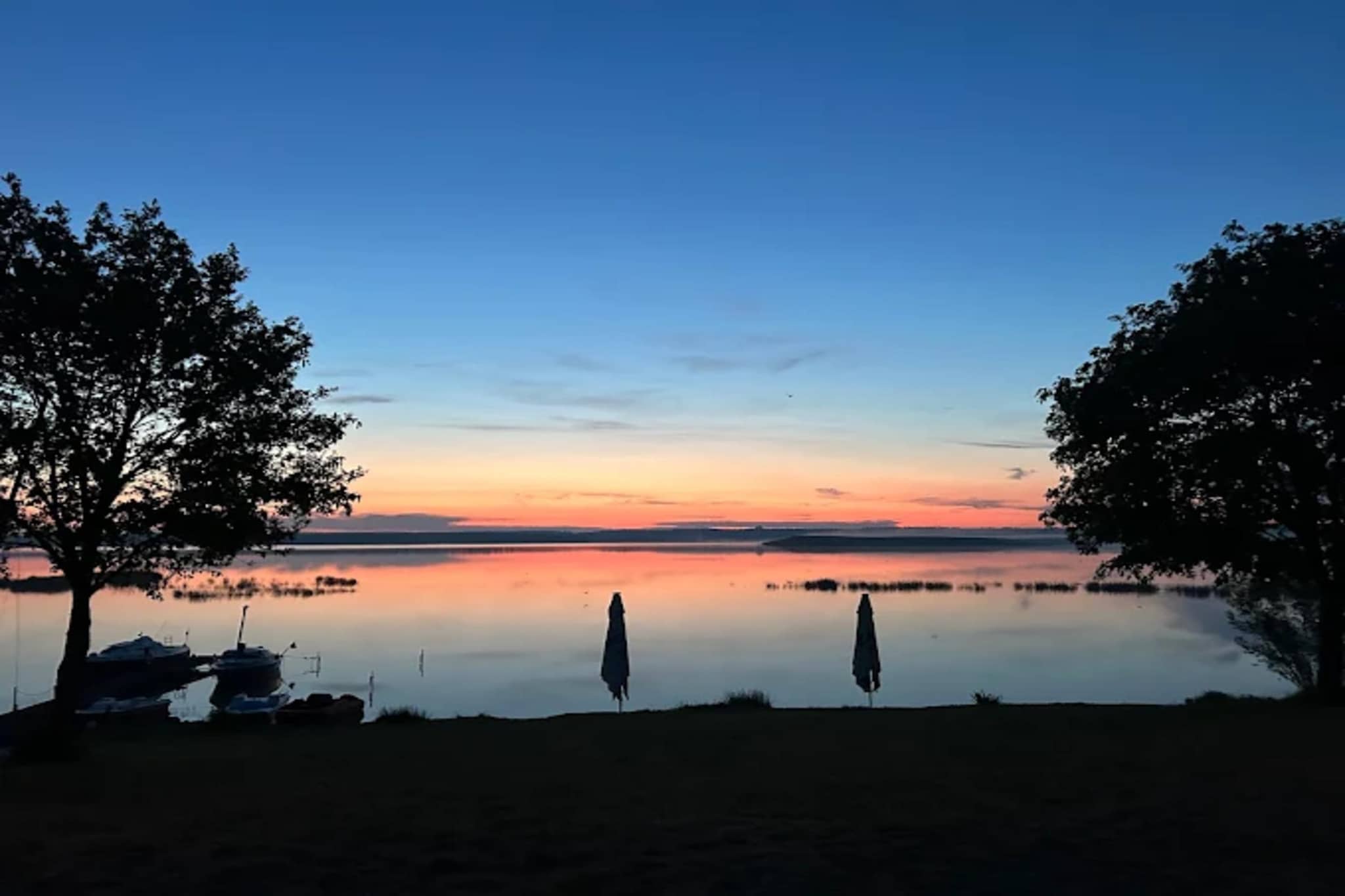 Hausboot am Gräbendorfer See-Gebieden zomer 5km