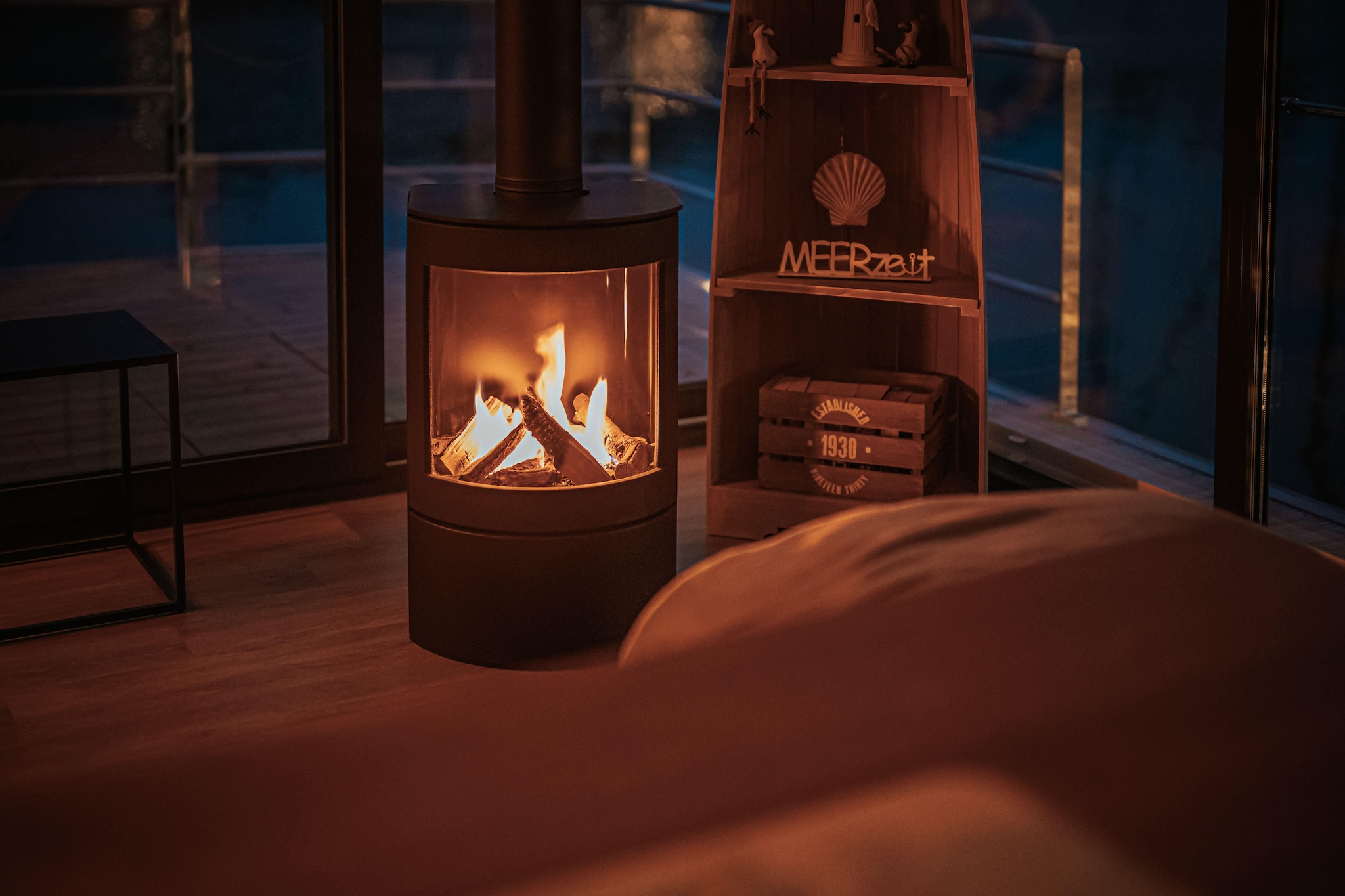 Hausboot in Peenemünde-Woonkamer