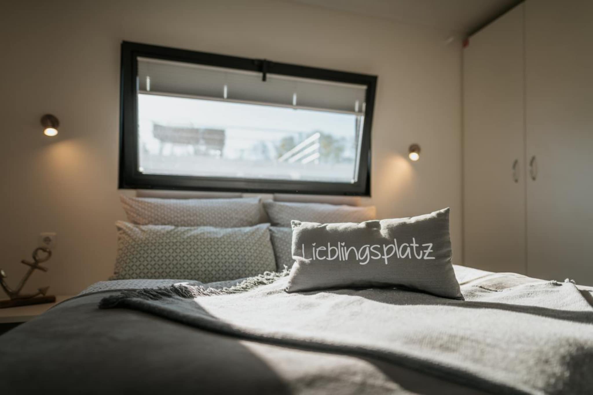 Hausboot in Zehdenick-Slaapkamer