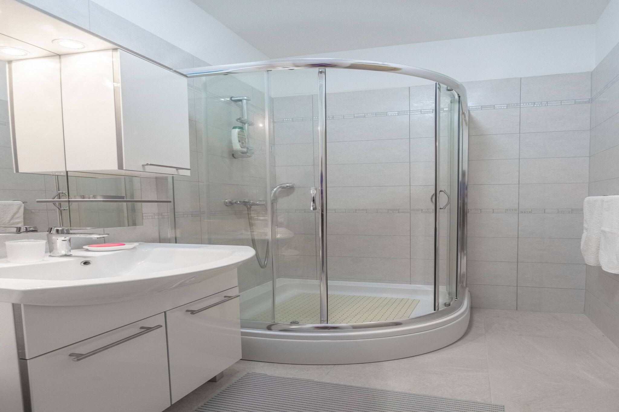 Sea view apartment Privlaka-Salle de bain