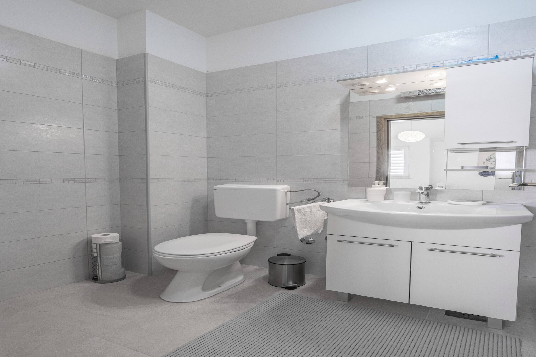 Sea view apartment Privlaka-Salle de bain