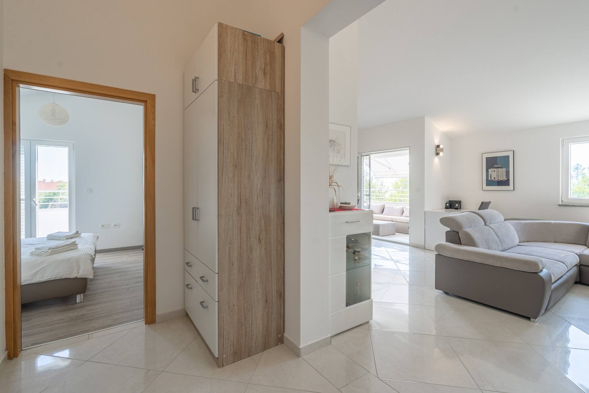 Sea view apartment Privlaka-Palier