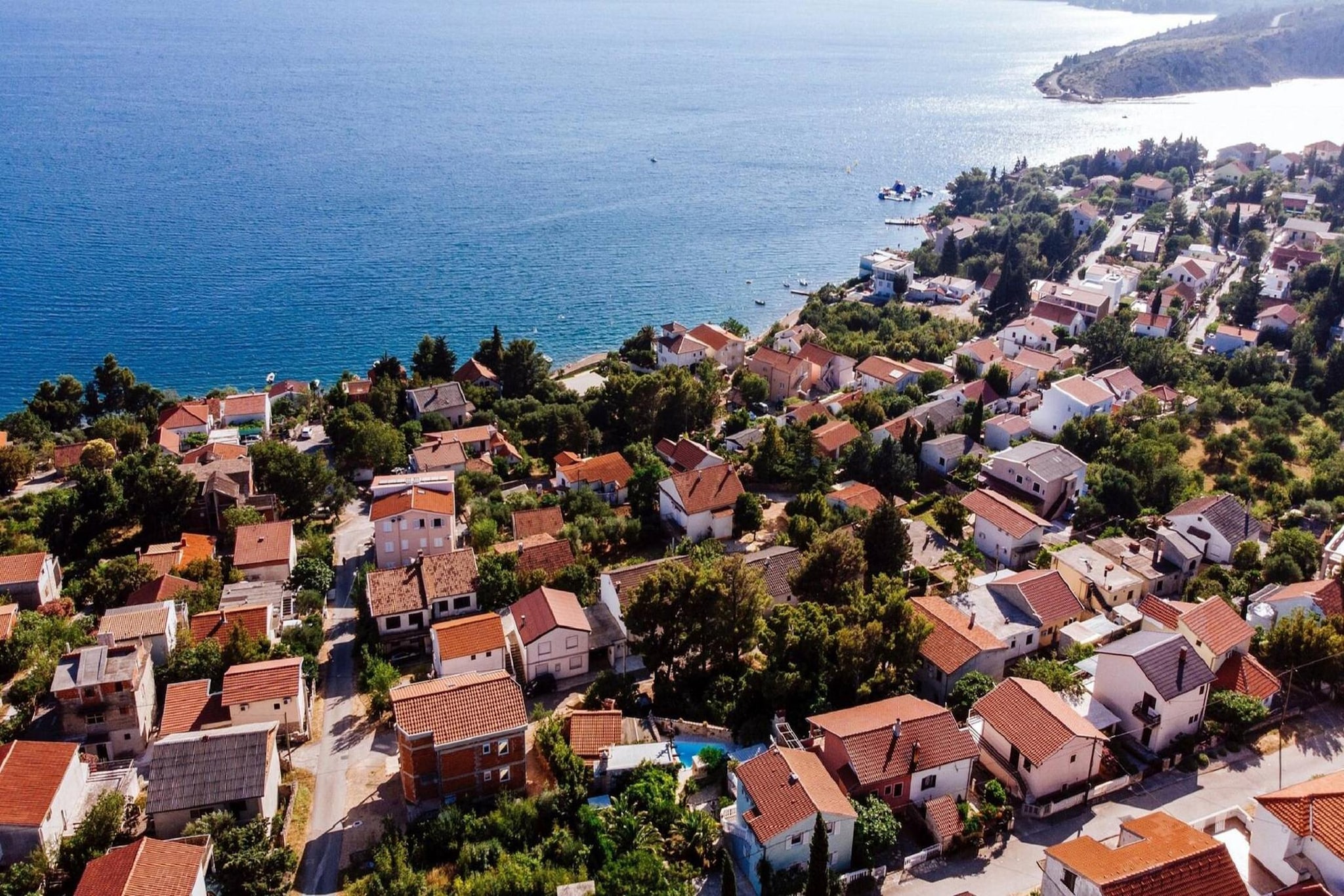 Sea view apartment Dajana-Gebiete Sommer 20 km