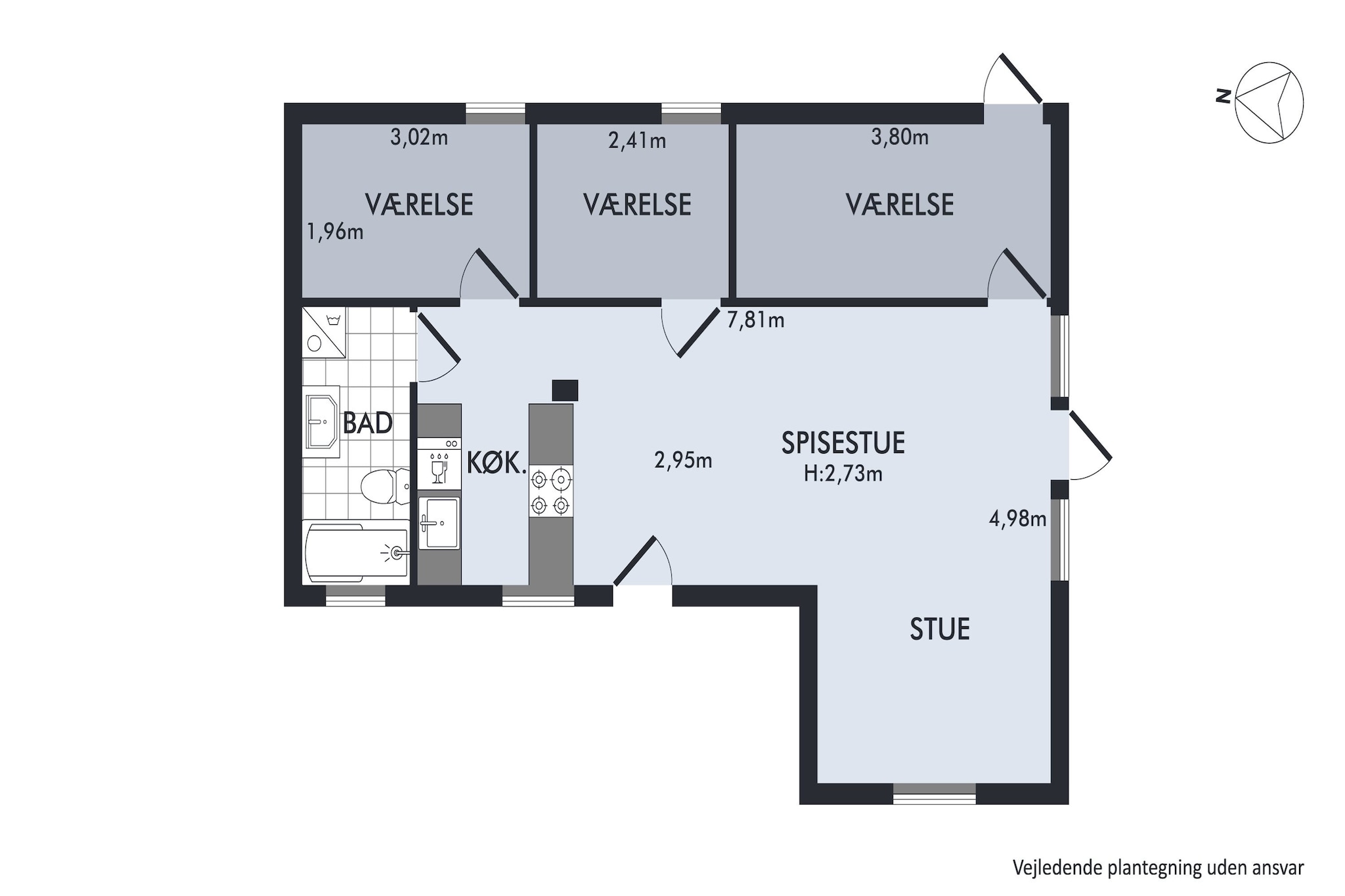 4 sterren vakantie huis in Slagelse-Plattegrond