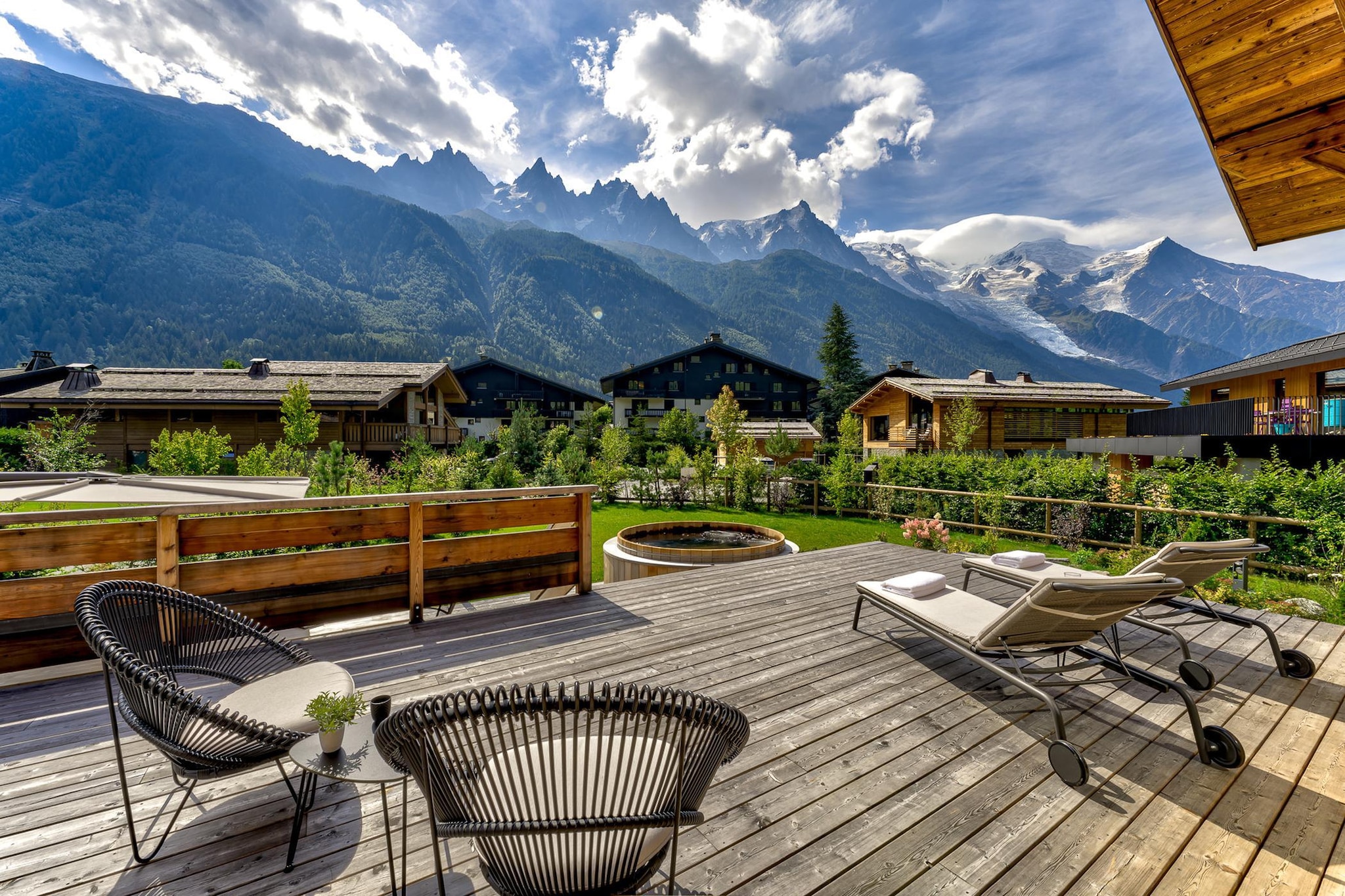 Trois Soeurs-Terrasse / balcon
