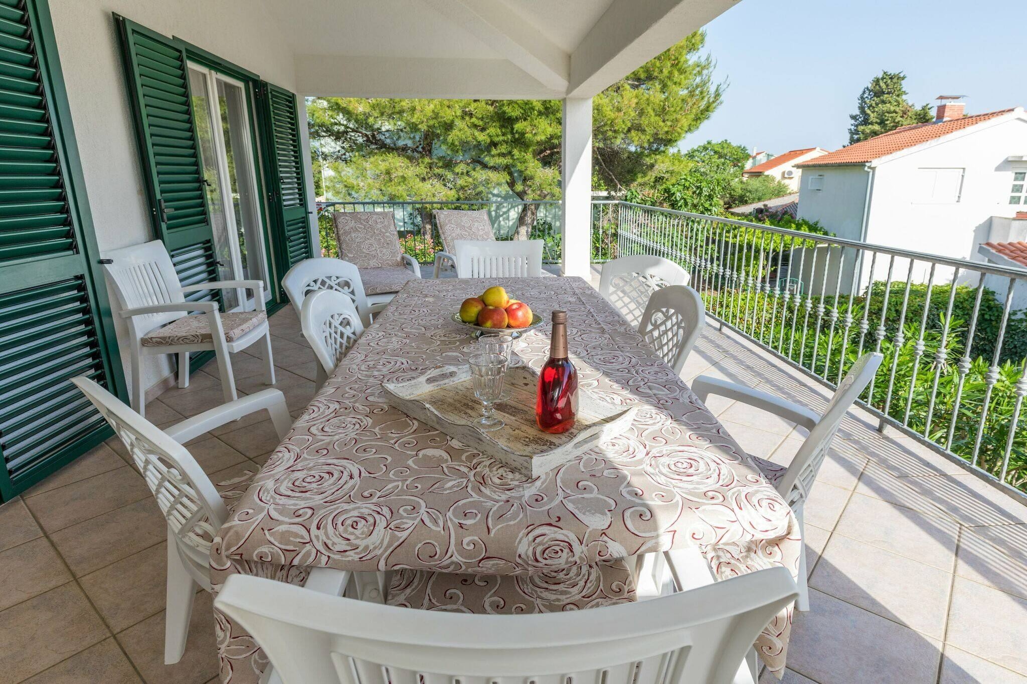 Beach apartment Jadrija-Terrace balcony