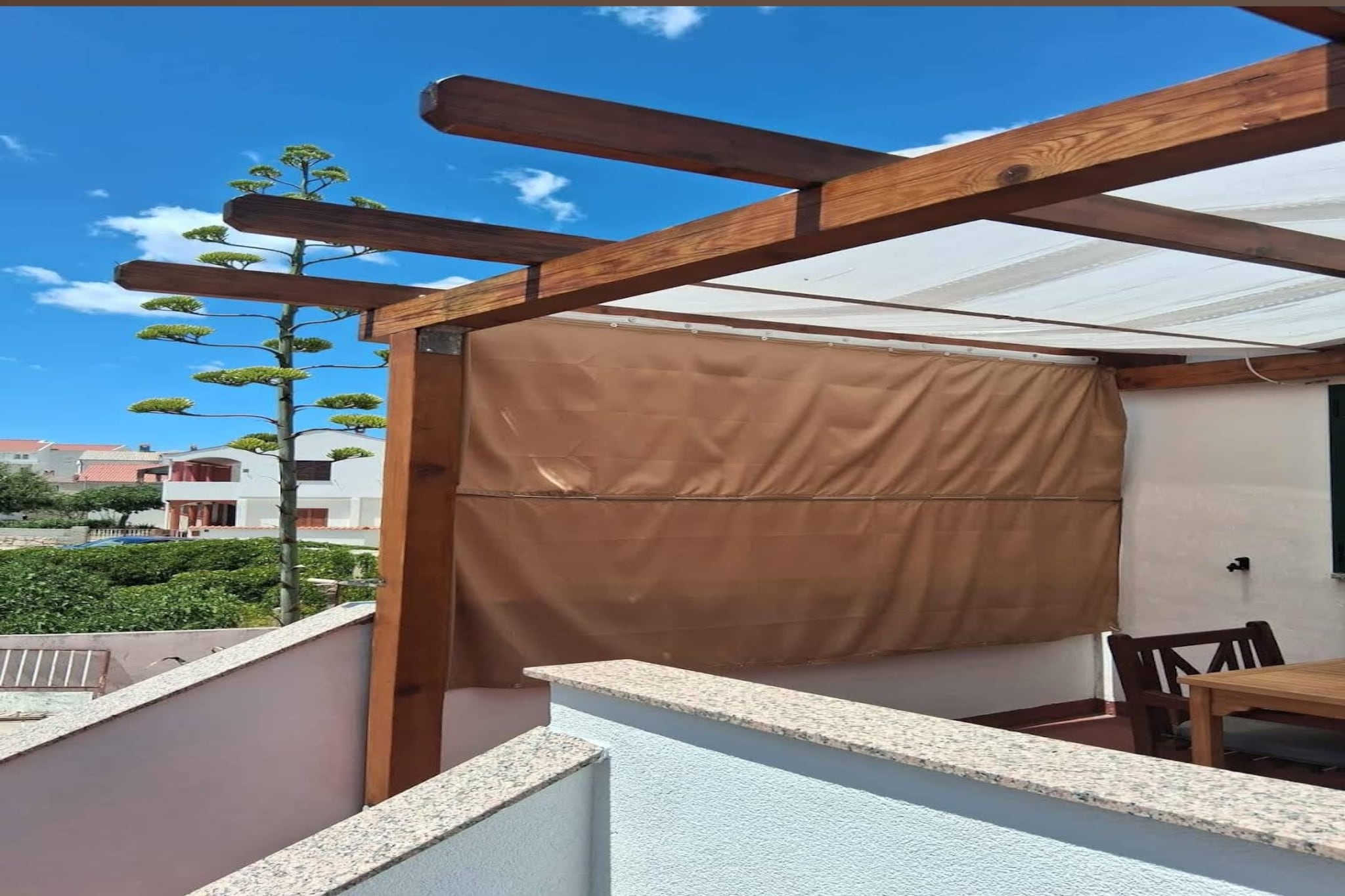 Beach Apartment Neno-Terrasse/Balkon