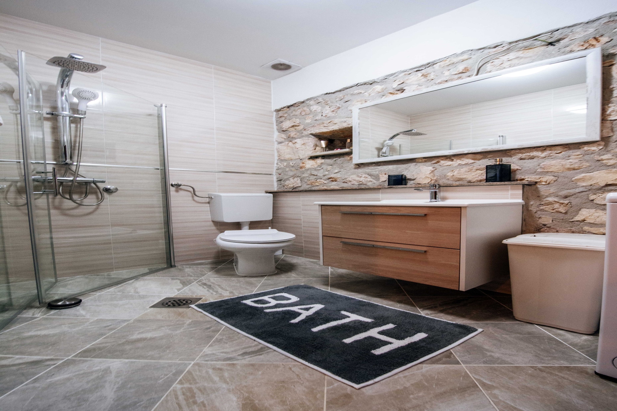 Authentic stone house Momo-Salle de bain