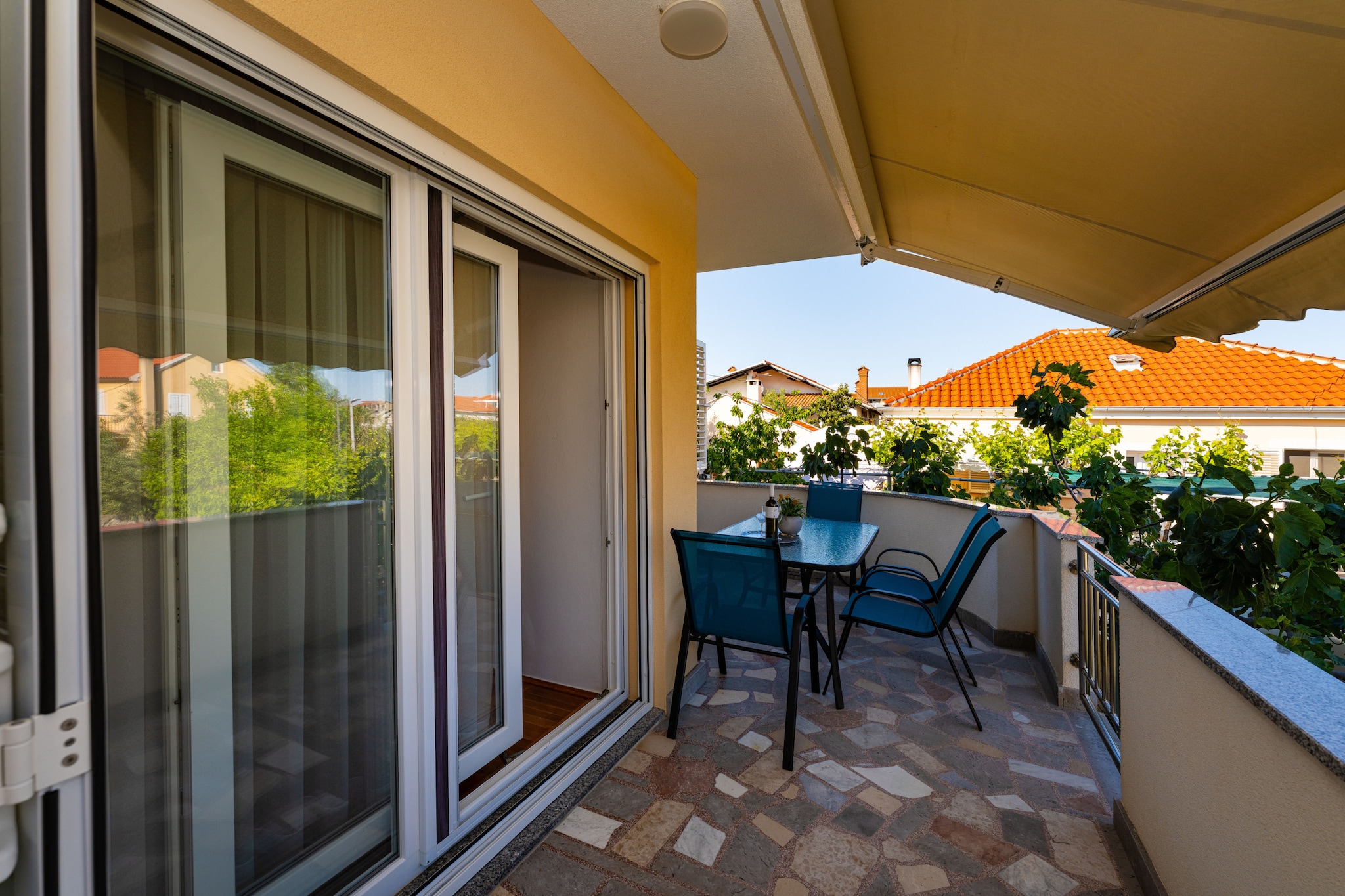 Beach house Privlaka-Terrasse / balcon