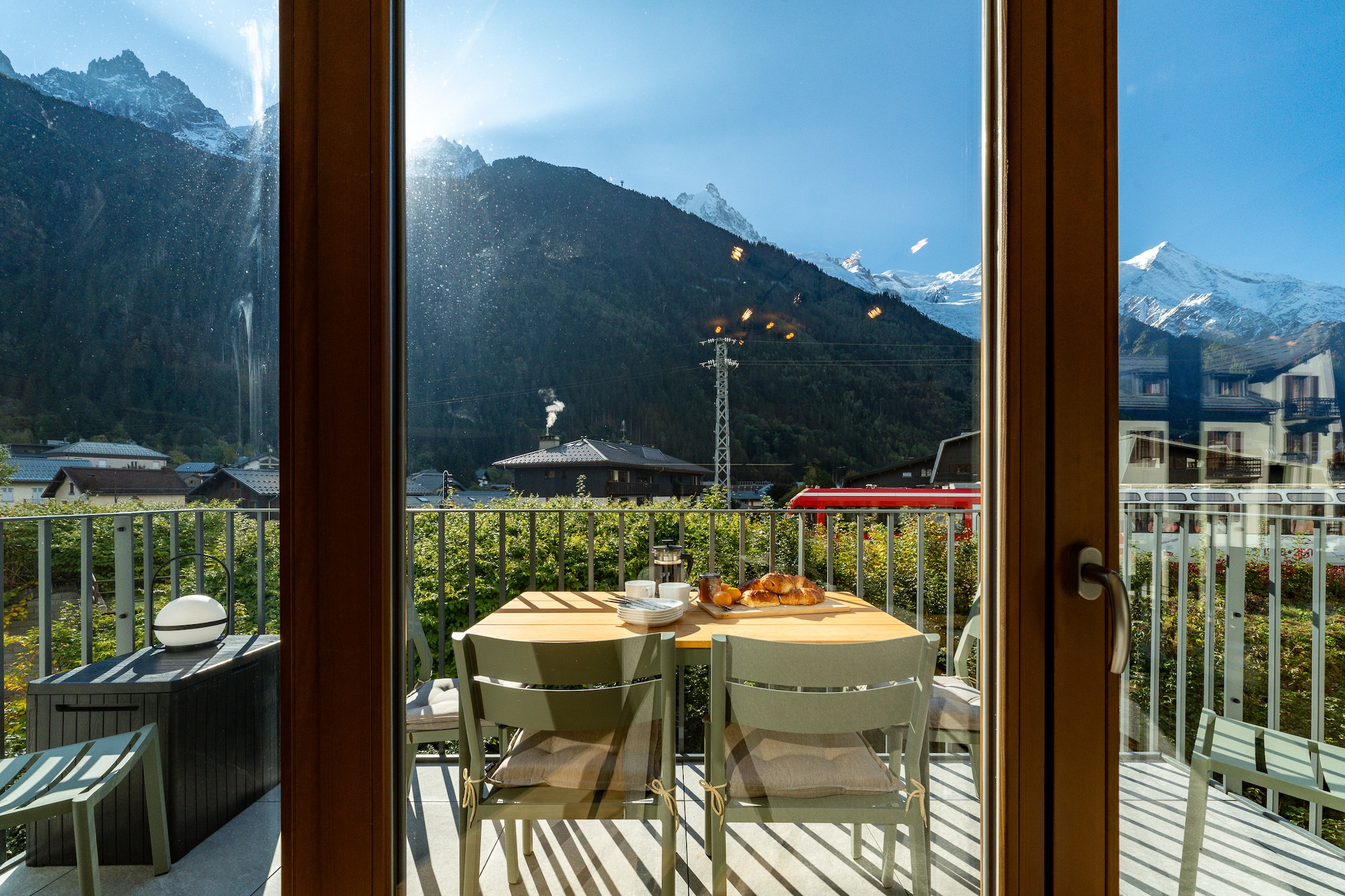 Blanc Mont Blanc 303-Terrasse / balcon