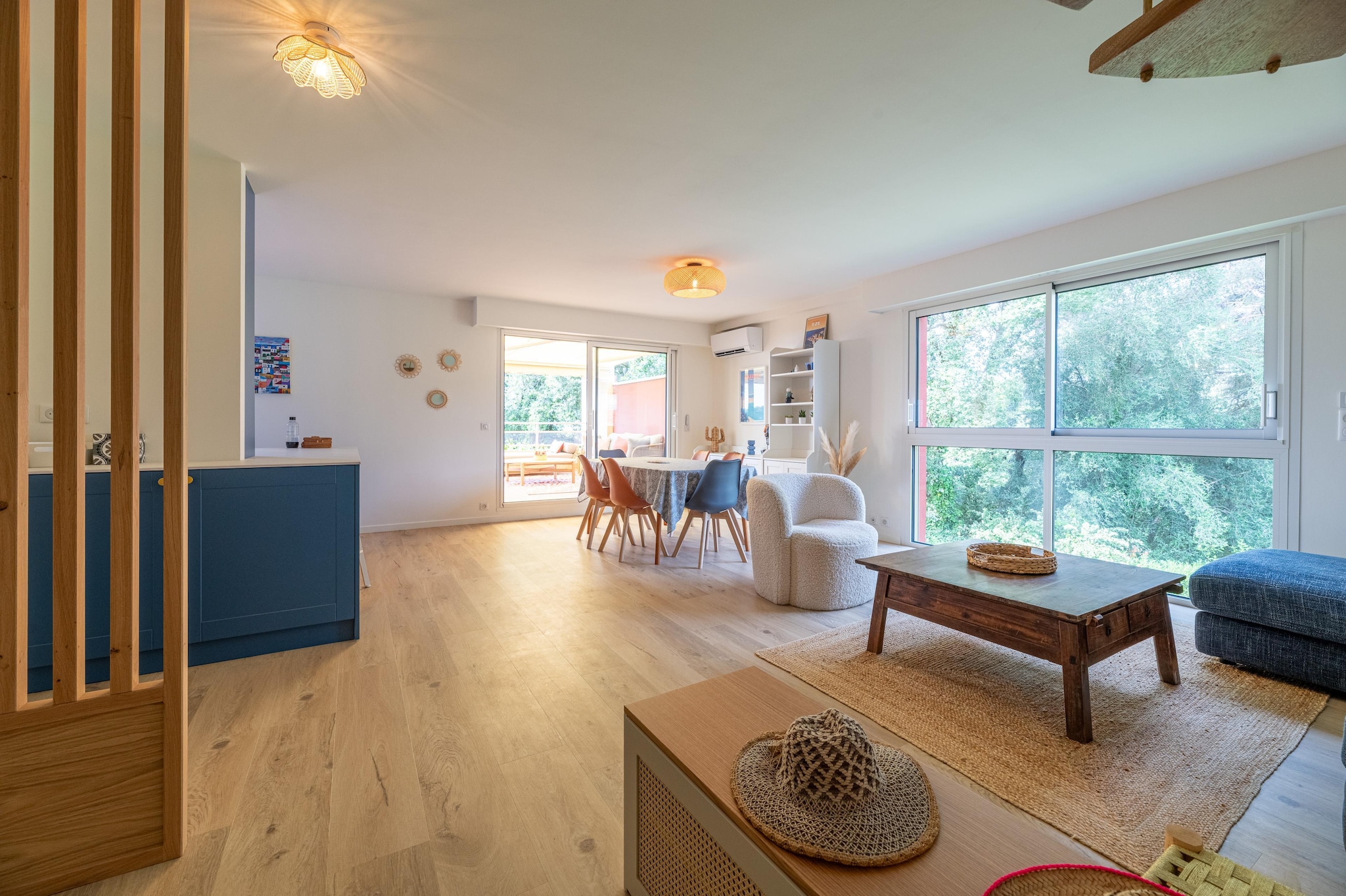 Duplex haut standing vue mer et forêt-Living room