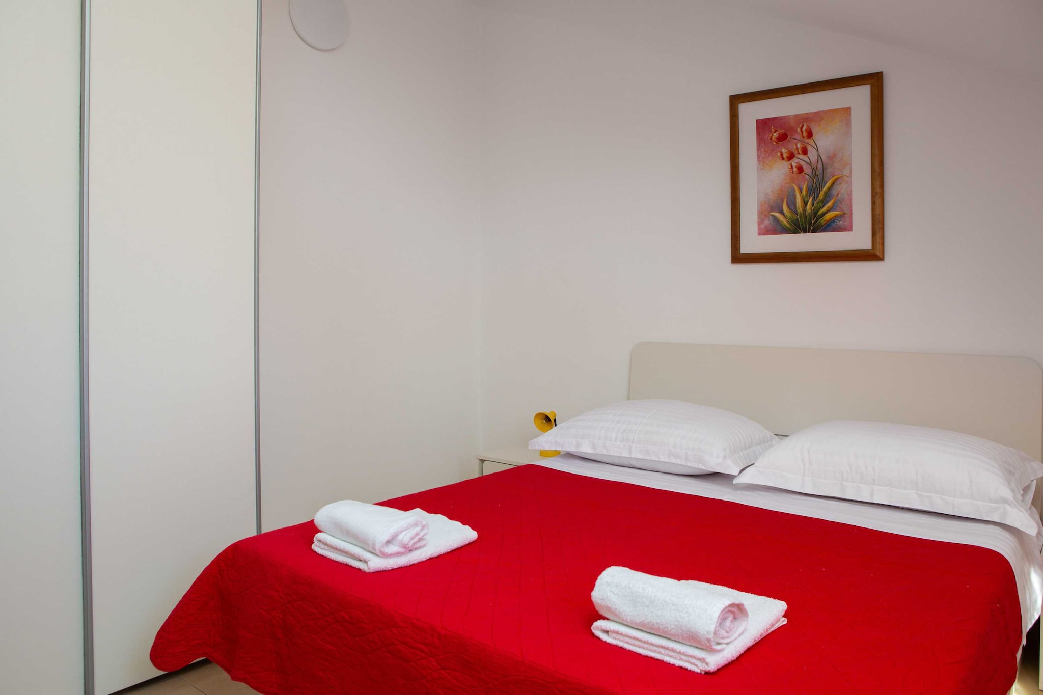 Apartment Bella Vista - Three Bedroom Apartment with Terrace  and Sea View(A6)-Chambre