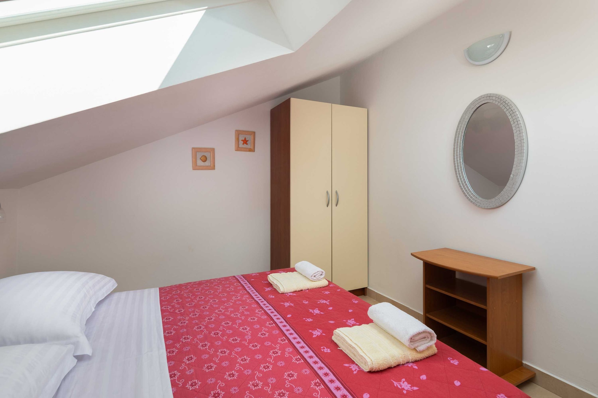 Apartment Bella Vista - Three Bedroom Apartment with Terrace  and Sea View(A6)-Chambre