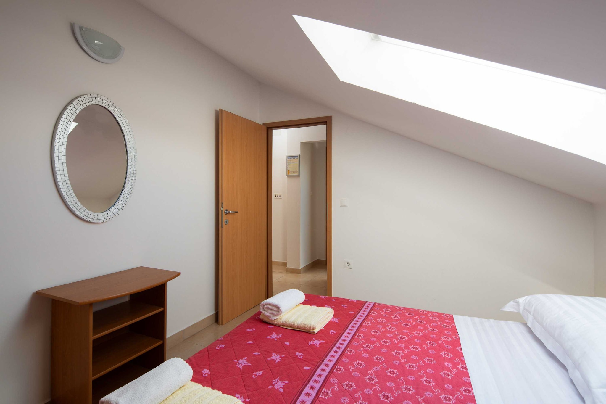 Apartment Bella Vista - Three Bedroom Apartment with Terrace  and Sea View(A6)-Chambre