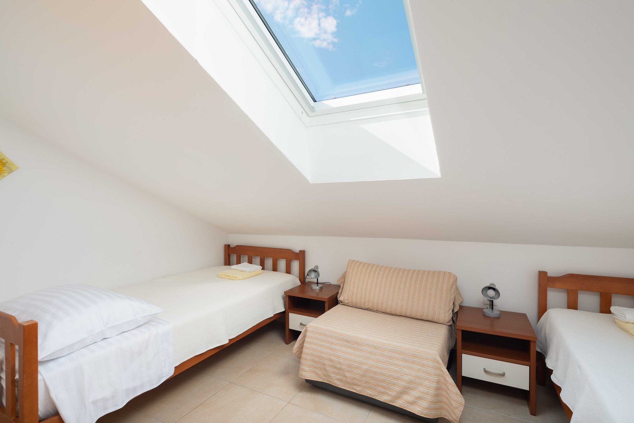 Apartment Bella Vista - Three Bedroom Apartment with Terrace  and Sea View(A6)-Chambre