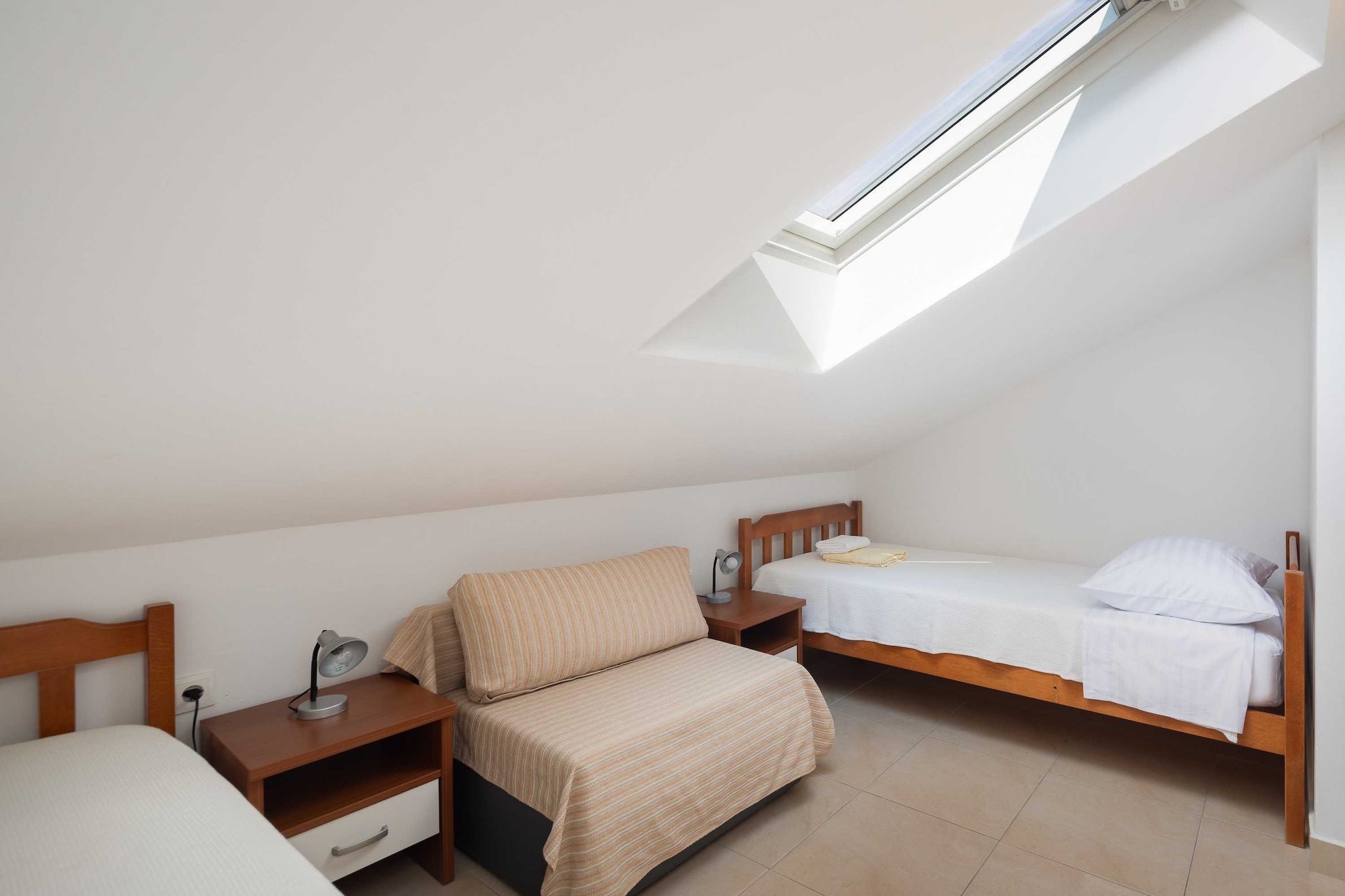 Apartment Bella Vista - Three Bedroom Apartment with Terrace  and Sea View(A6)-Chambre