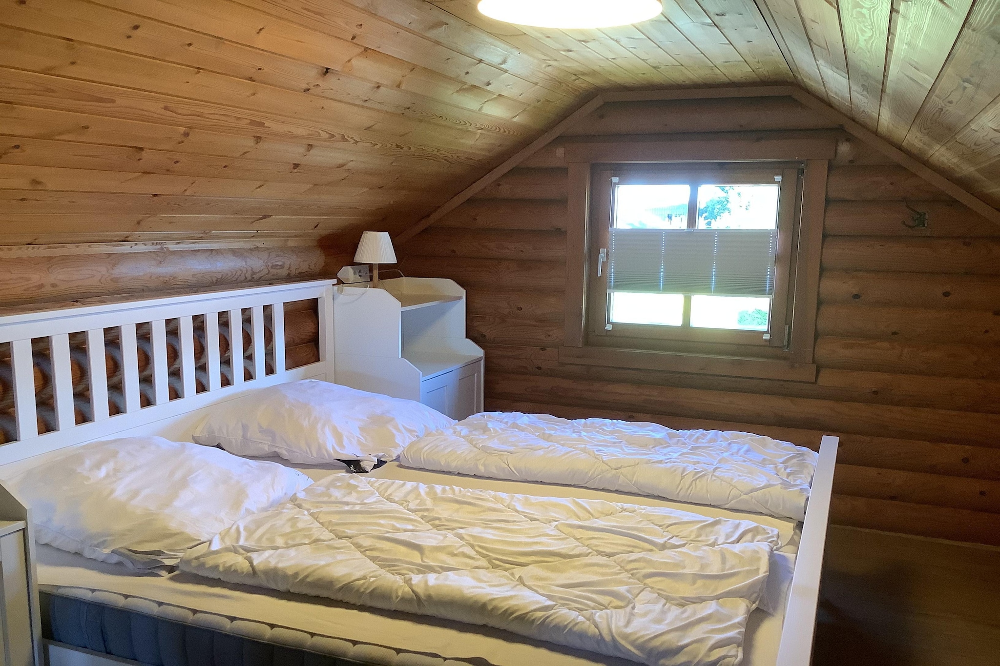 Blockhaus-Schlafzimmer